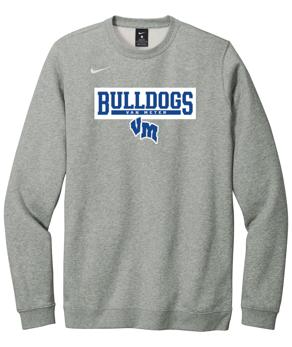 Bulldogs Customizable Nike Fleece Crewneck