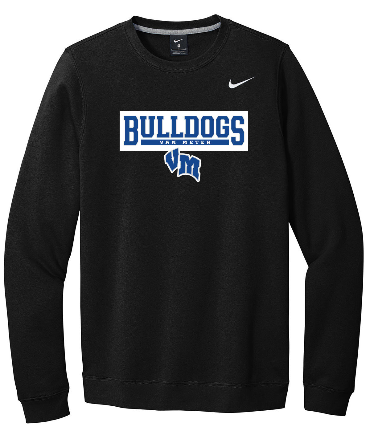Bulldogs Customizable Nike Fleece Crewneck