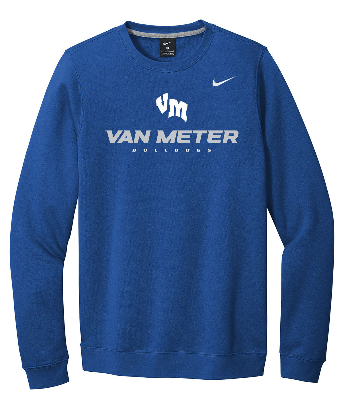 Bulldogs Customizable Nike Fleece Crewneck
