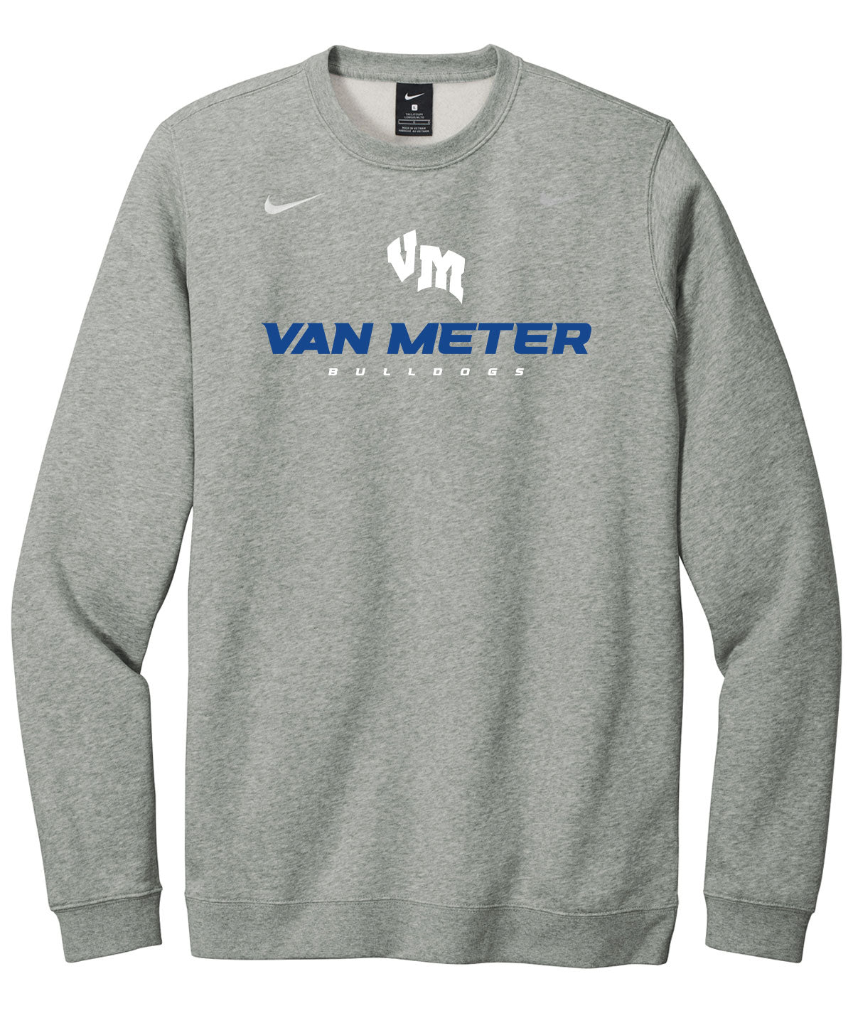 Bulldogs Customizable Nike Fleece Crewneck