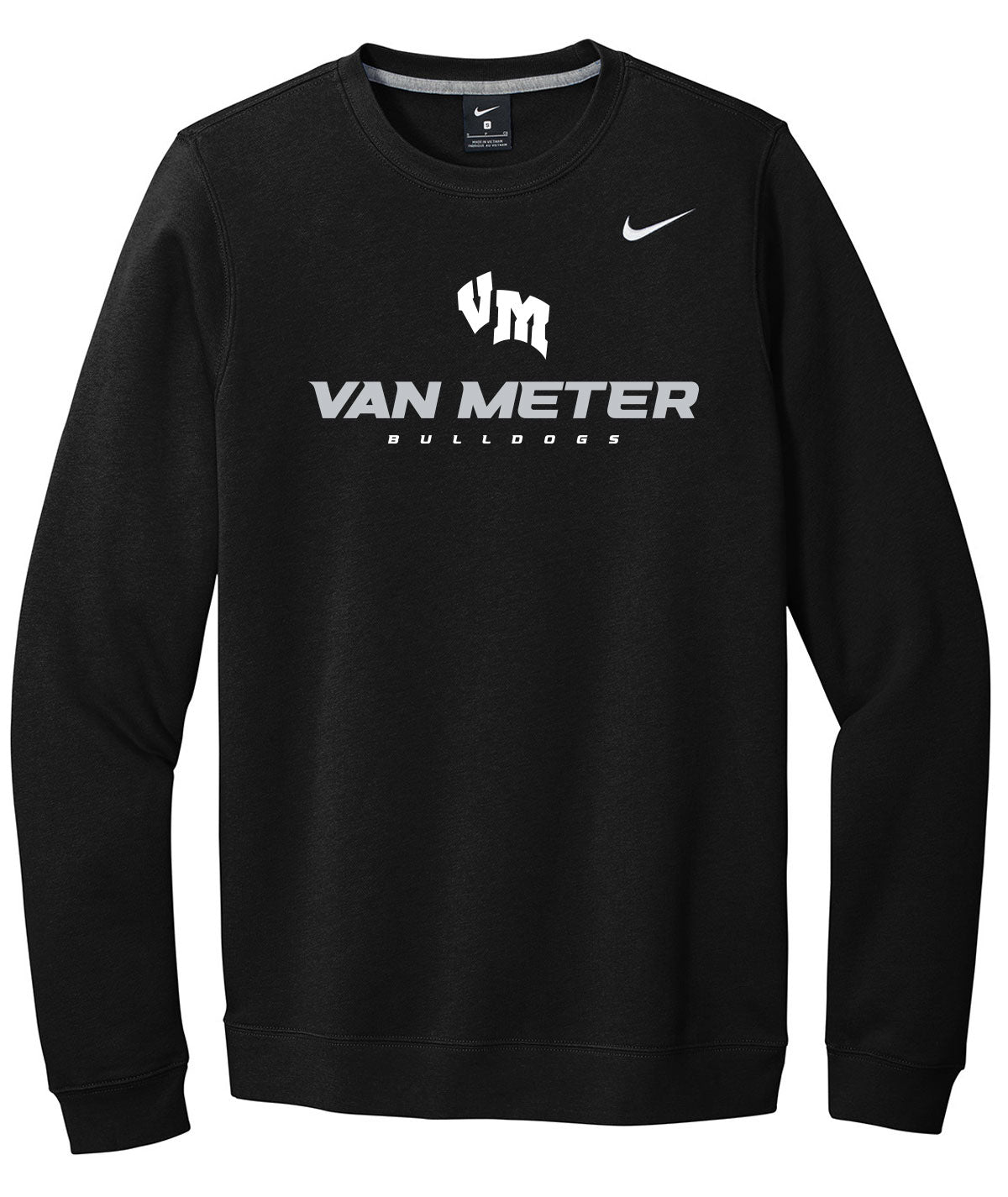 Bulldogs Customizable Nike Fleece Crewneck