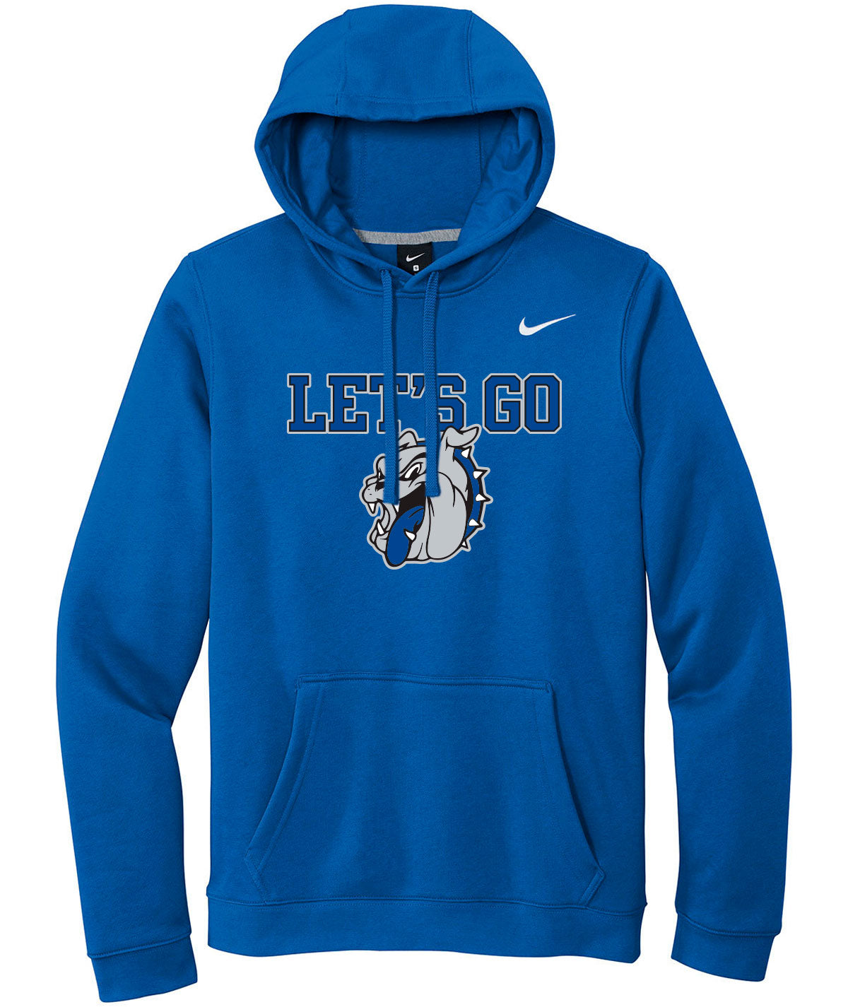 Bulldogs Customizable Nike Fleece Hoodie