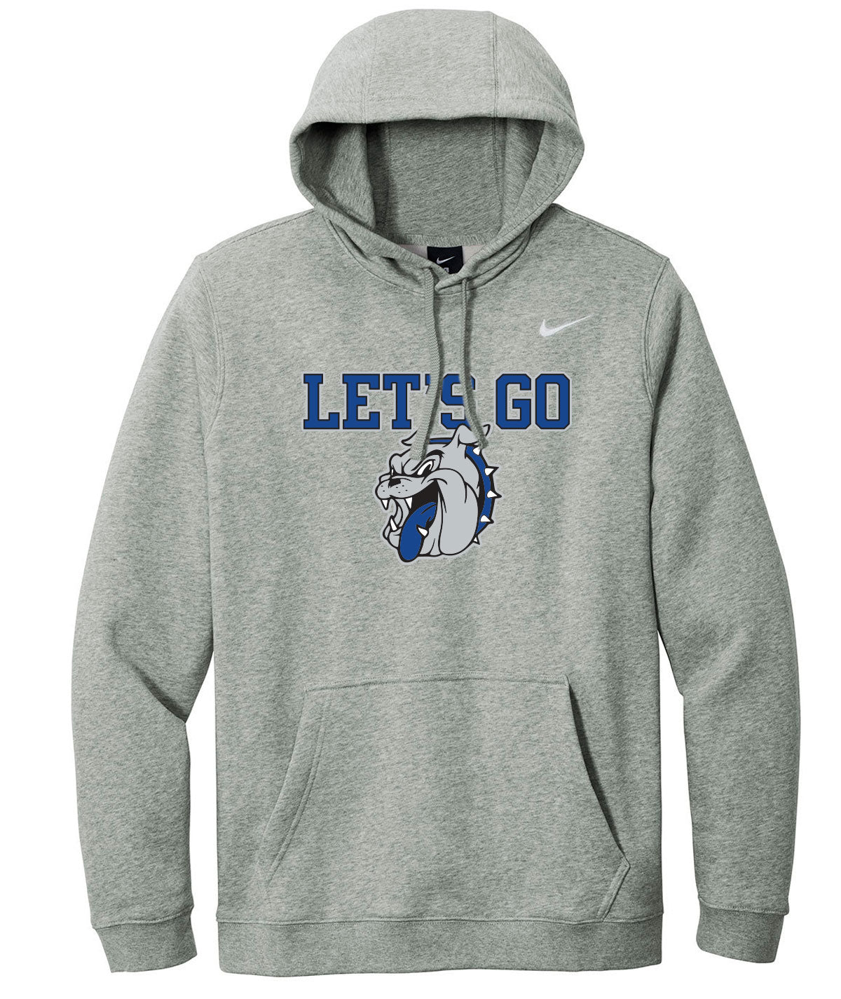 Bulldogs Customizable Nike Fleece Hoodie