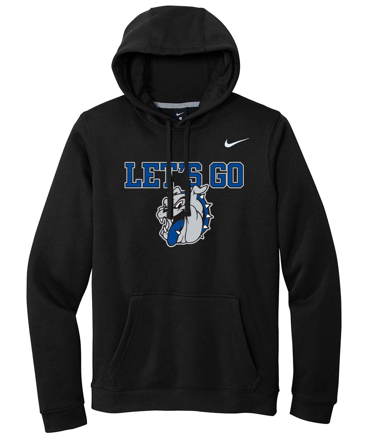 Bulldogs Customizable Nike Fleece Hoodie
