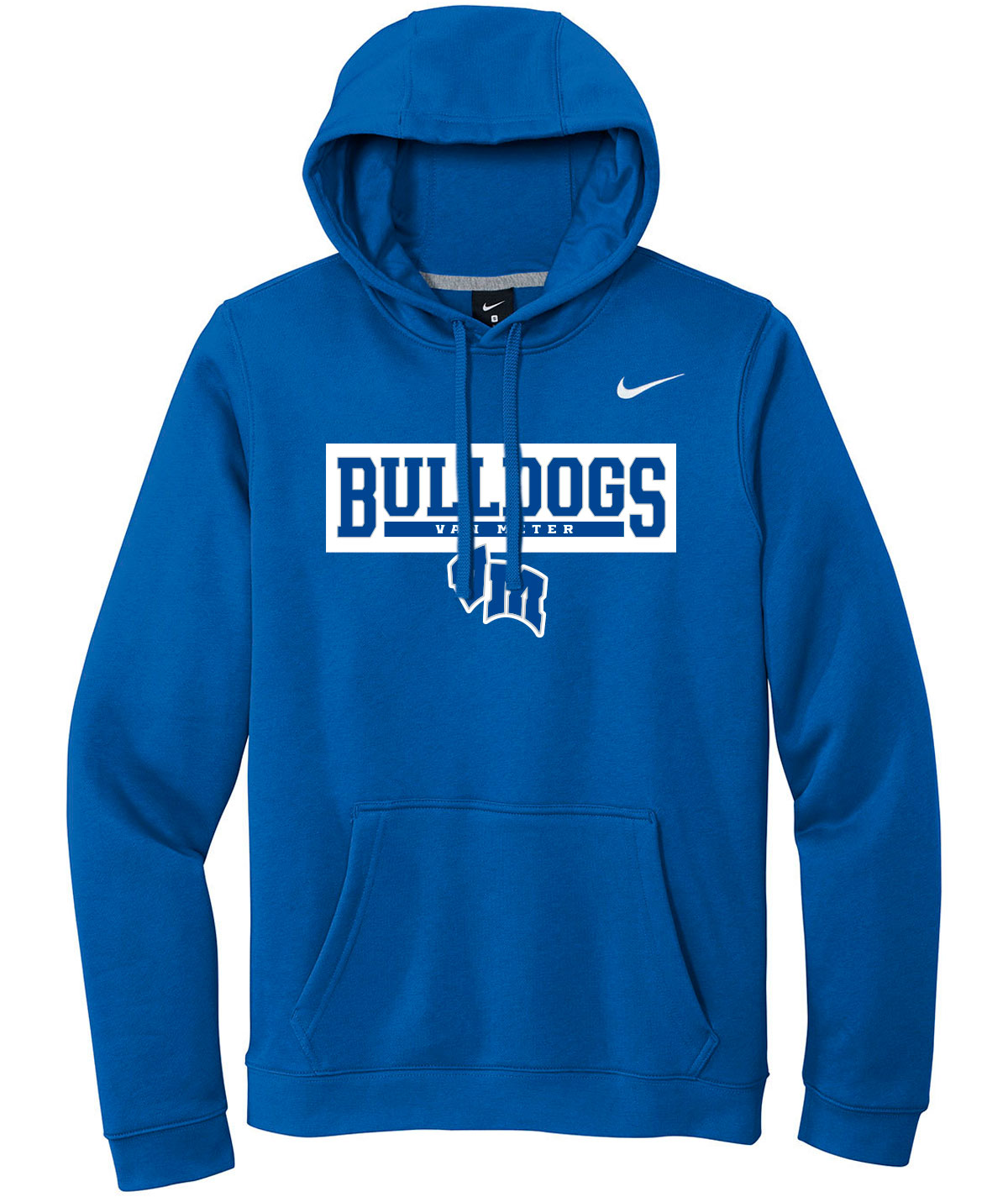 Bulldogs Customizable Nike Fleece Hoodie
