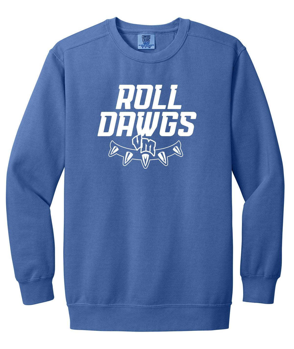 Bulldogs Customizable Comfort Colors Crewneck Sweatshirt