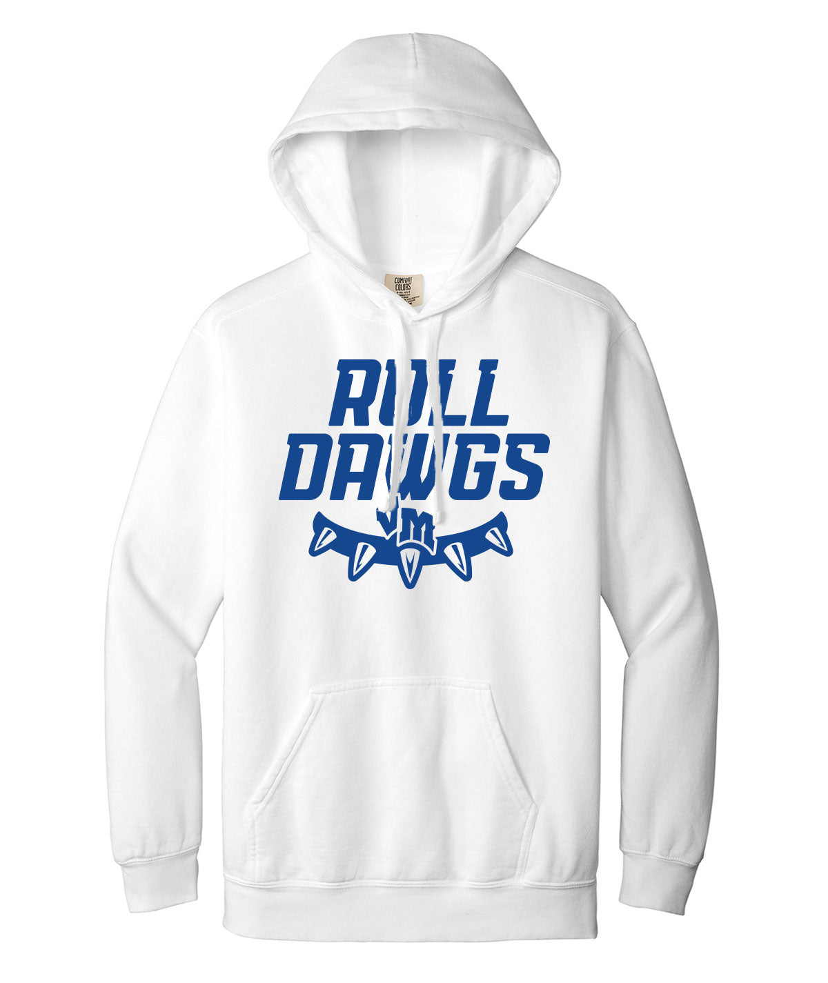 Bulldogs Customizable Comfort Colors Hooded Sweatshirt