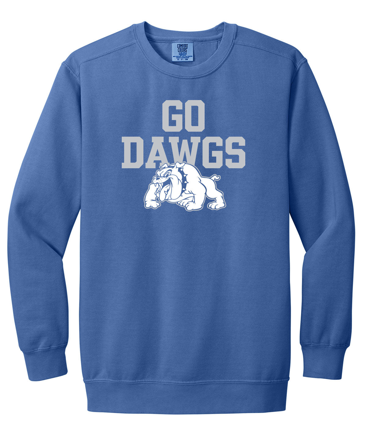 Bulldogs Customizable Comfort Colors Crewneck Sweatshirt