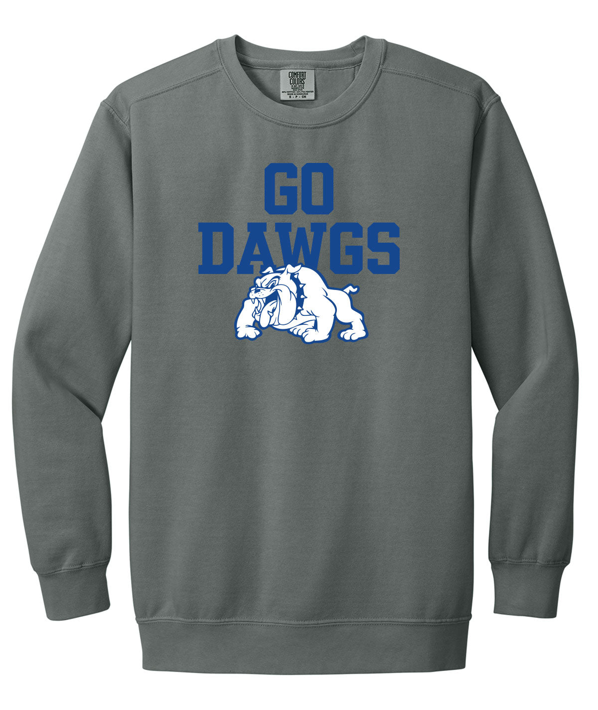 Bulldogs Customizable Comfort Colors Crewneck Sweatshirt