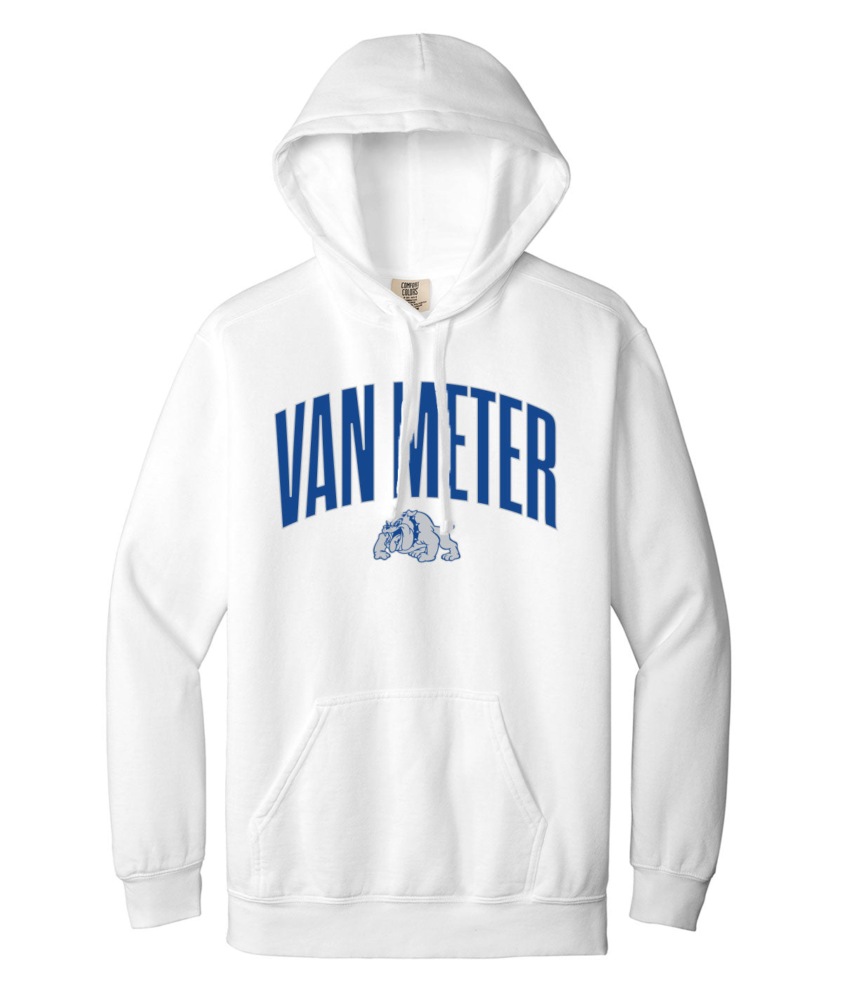 Bulldogs Customizable Comfort Colors Hooded Sweatshirt