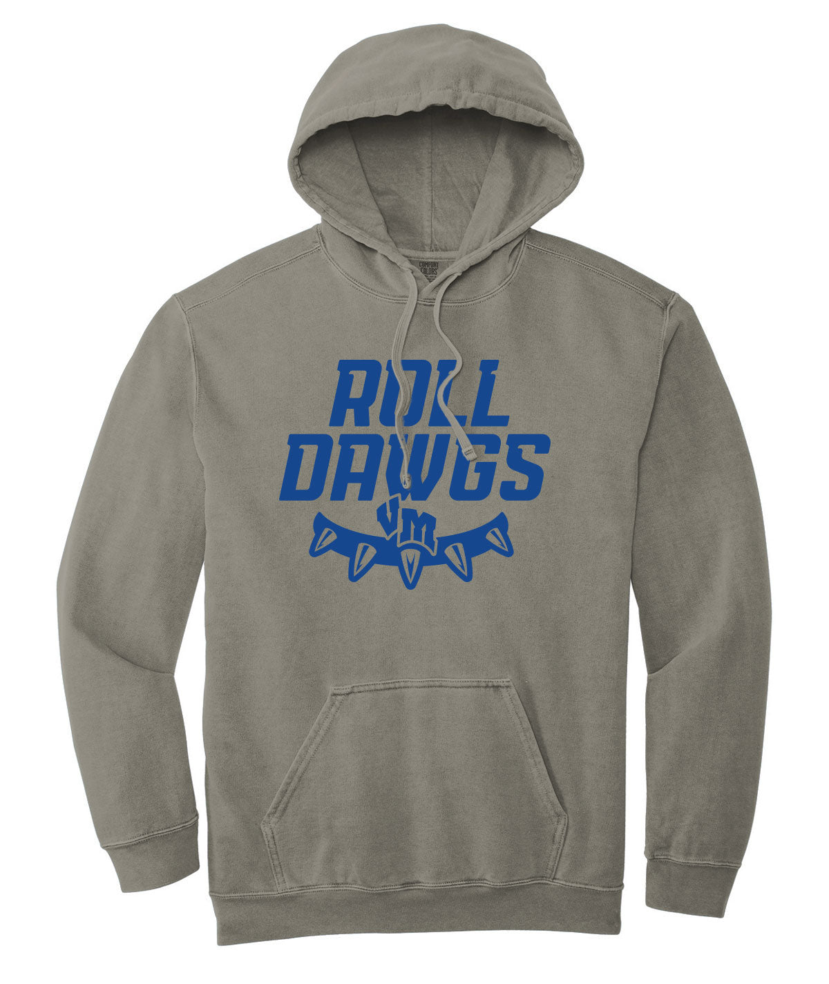 Bulldogs Customizable Comfort Colors Hooded Sweatshirt