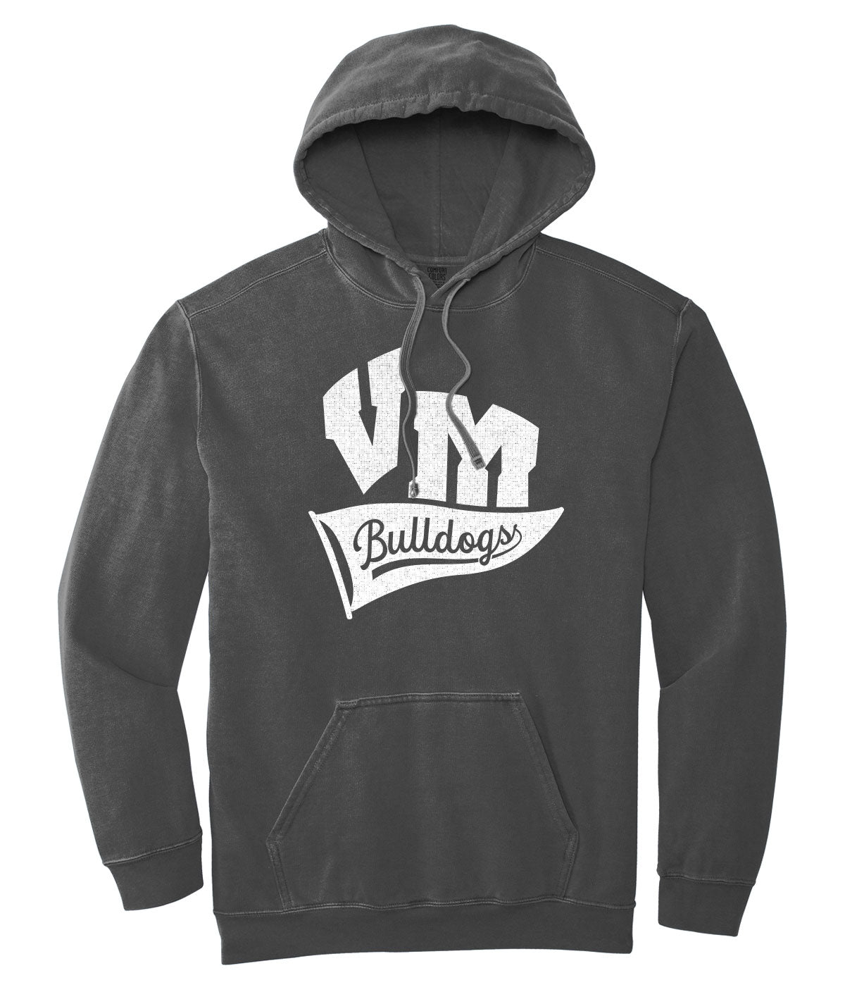 Bulldogs Customizable Comfort Colors Hooded Sweatshirt