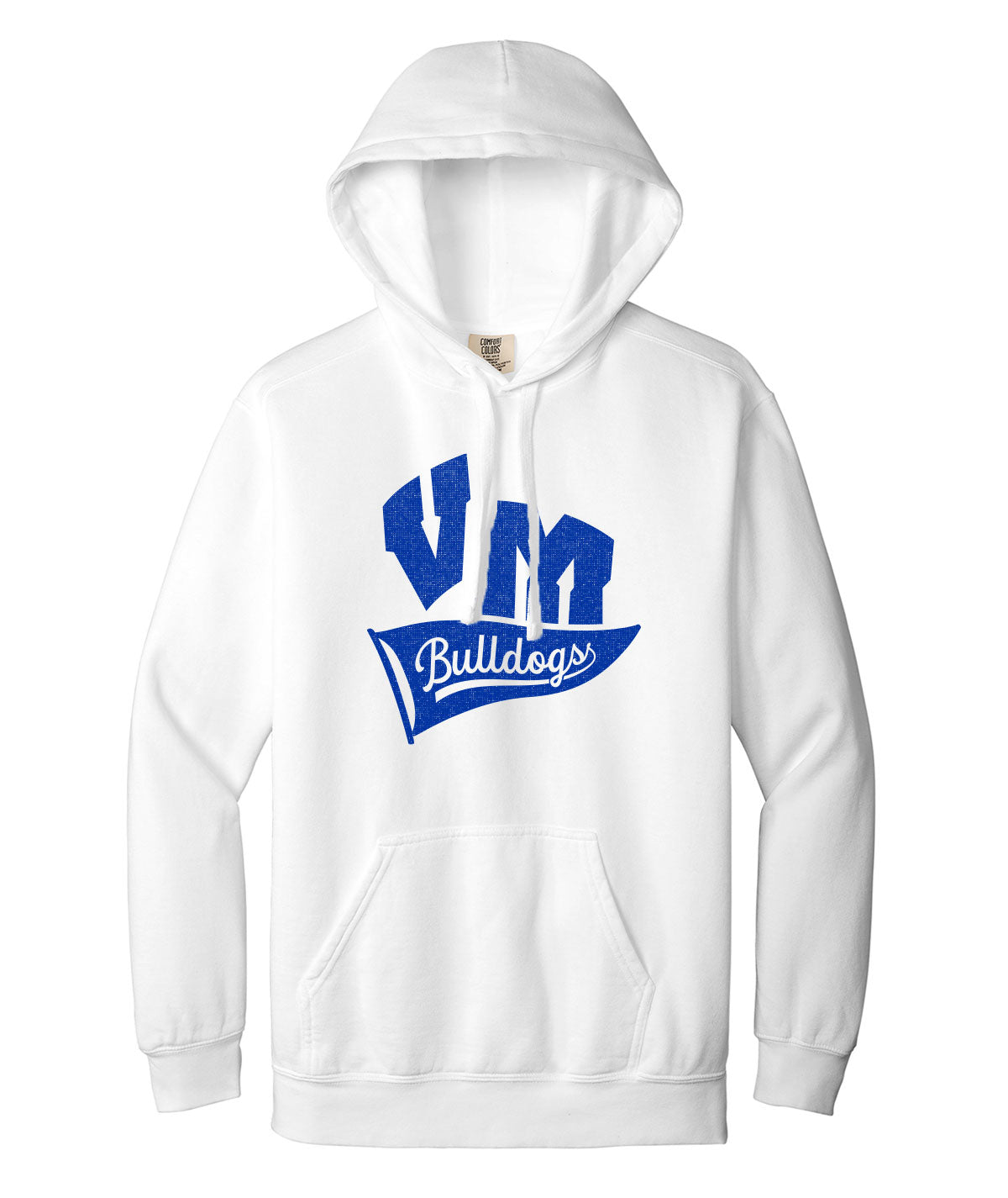 Bulldogs Customizable Comfort Colors Hooded Sweatshirt