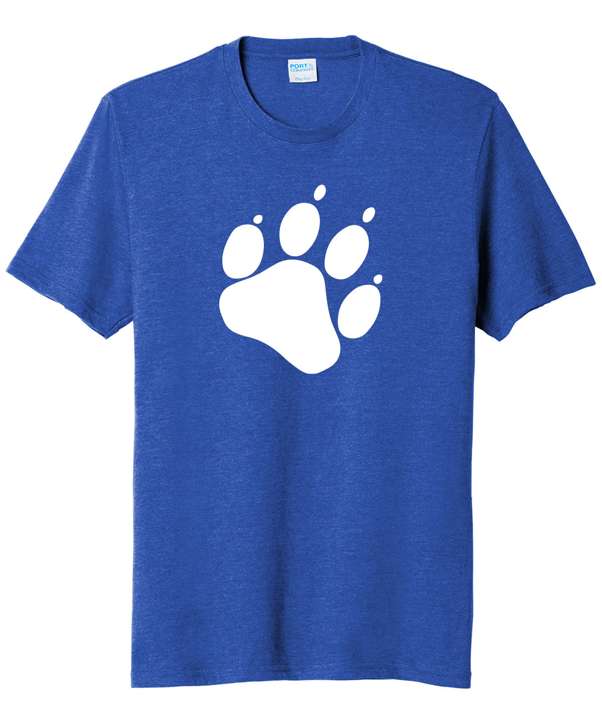 Bulldogs Paw Print Tri-Blend Tee