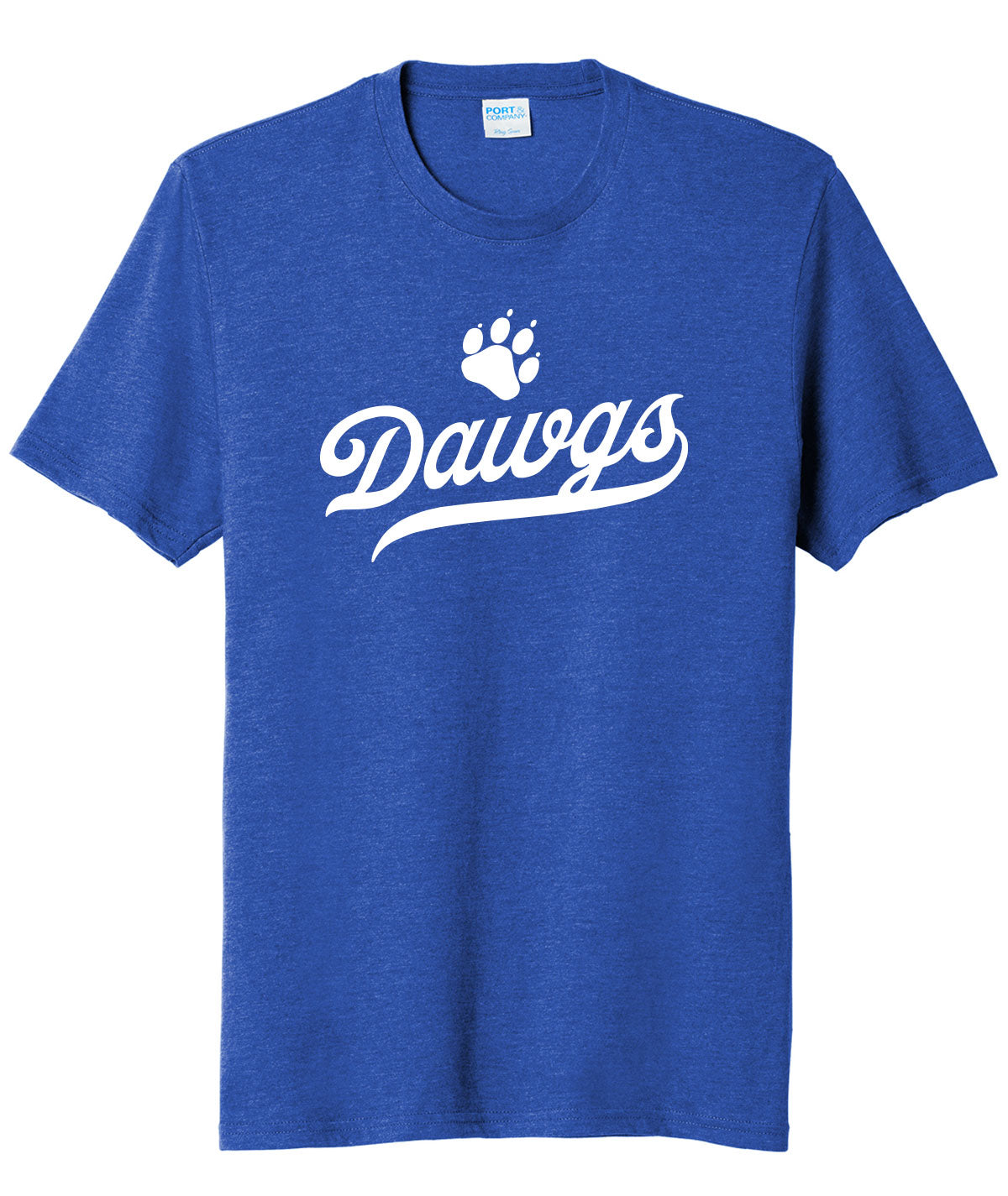 Dawgs Script Tri-Blend Tee