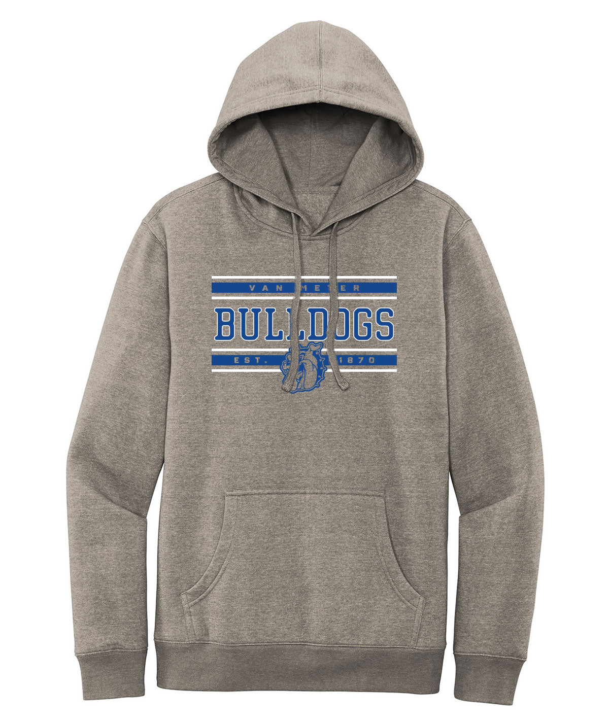 Van Meter School Stripes Hooded Sweatshirt