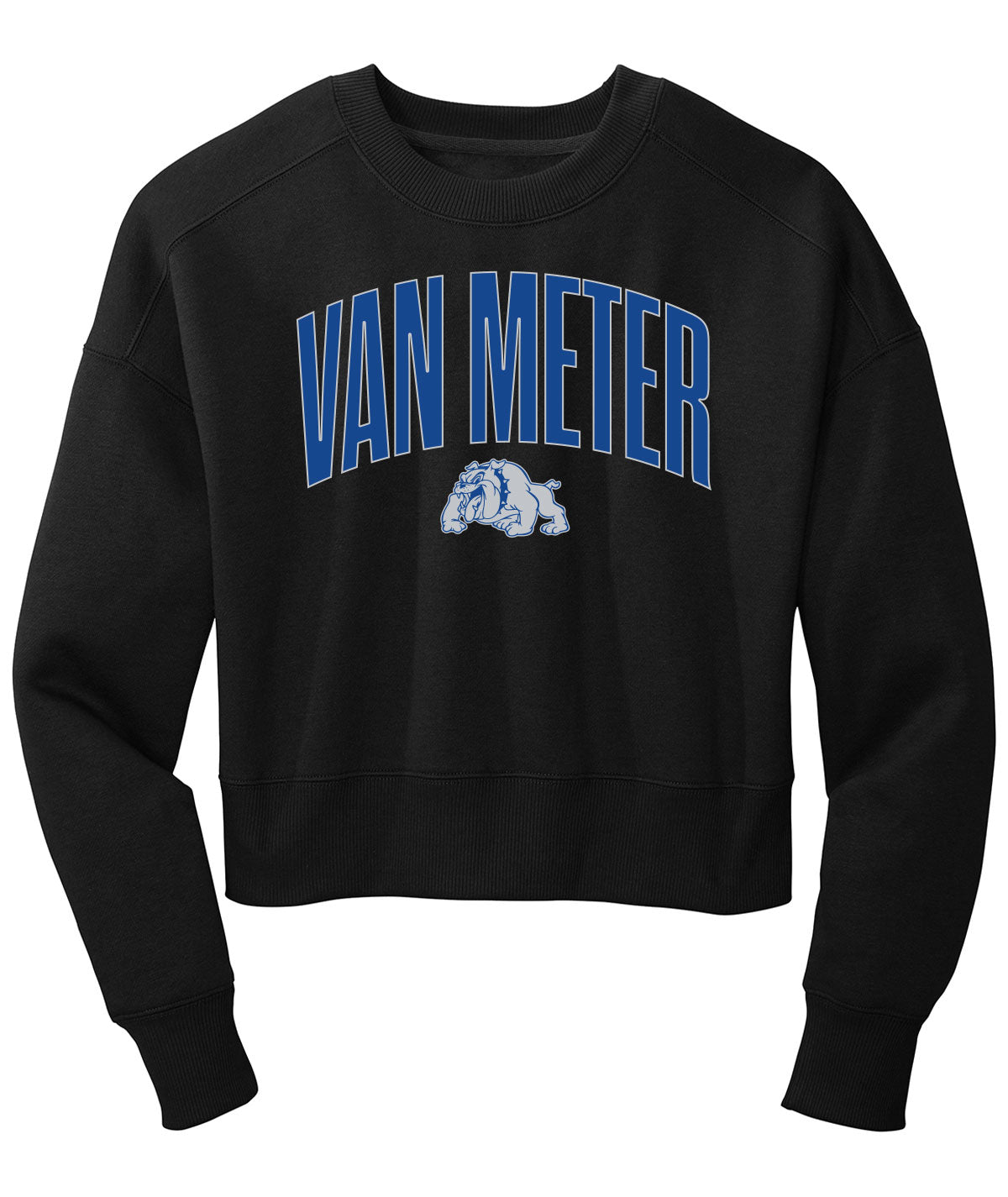 Van Meter Arch Womens Fleece Crop Crew