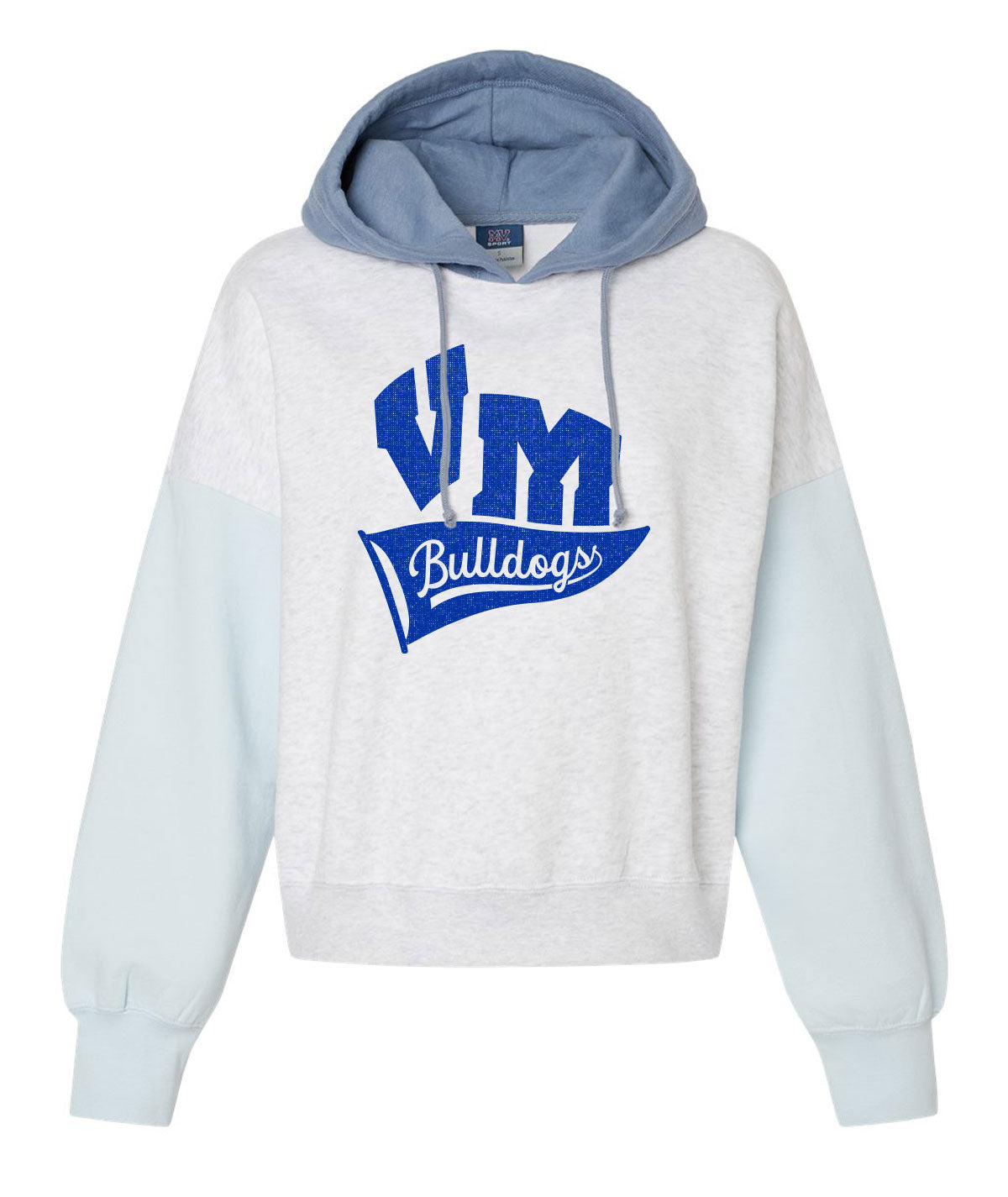 VM Throwback Womens Sueded Fleece Crop Hoodie