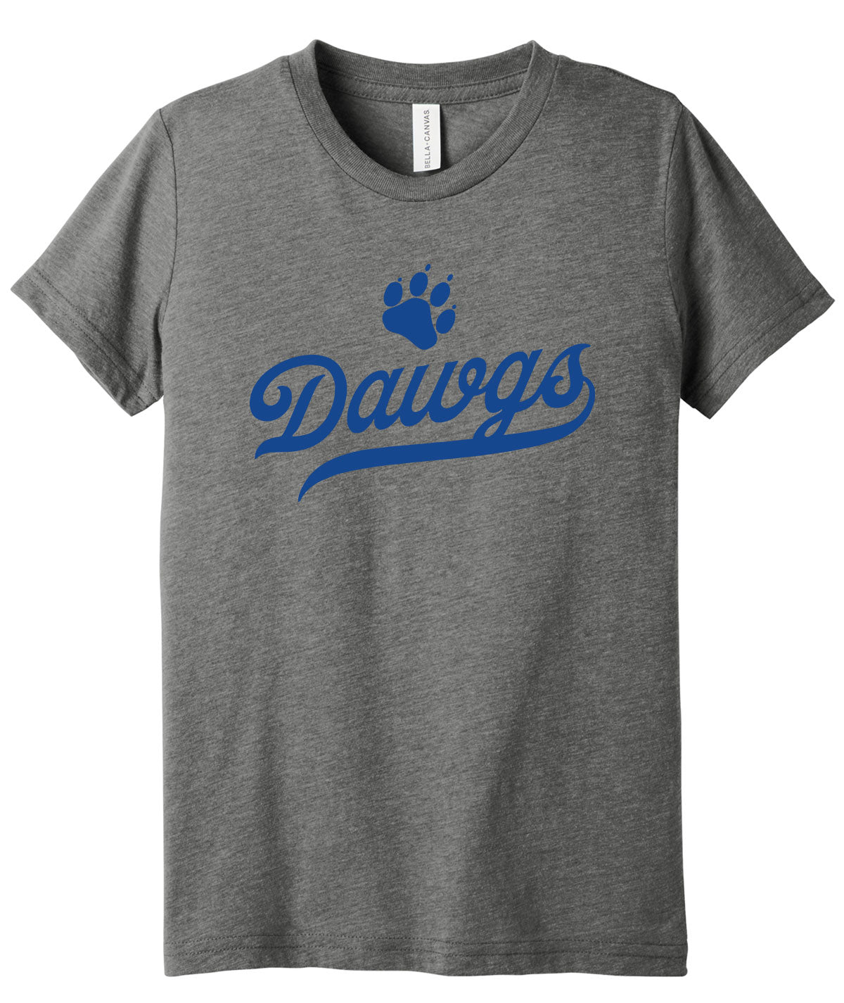 Dawgs Script Youth Triblend Tee