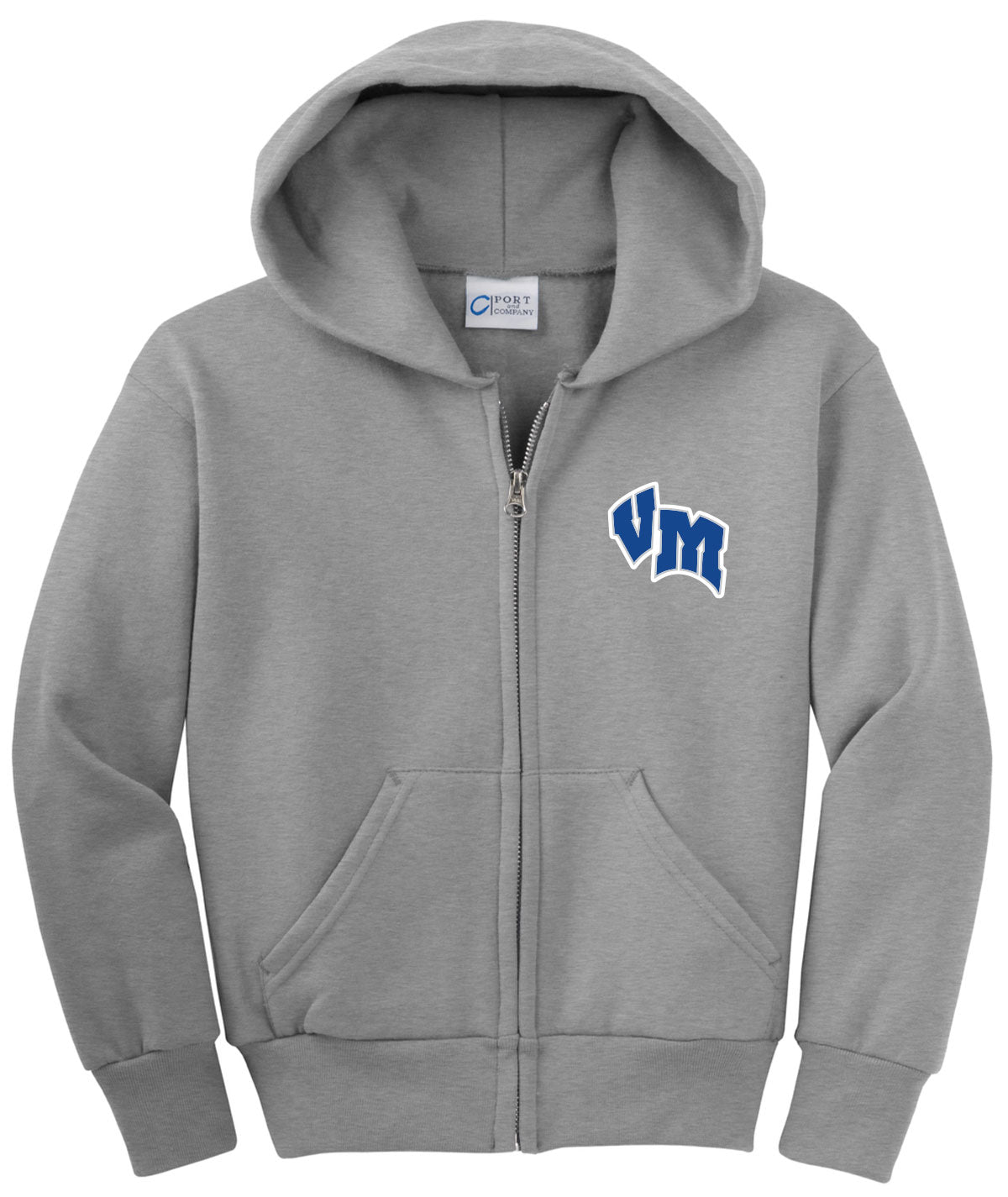Van Meter Bulldogs Youth Full-Zip Hoodie Sweatshirt