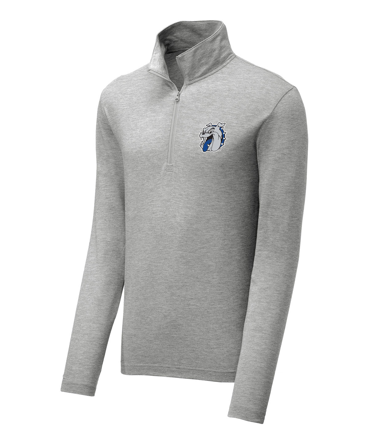 District Mens 1/4 Zip Tri-blend Pullover