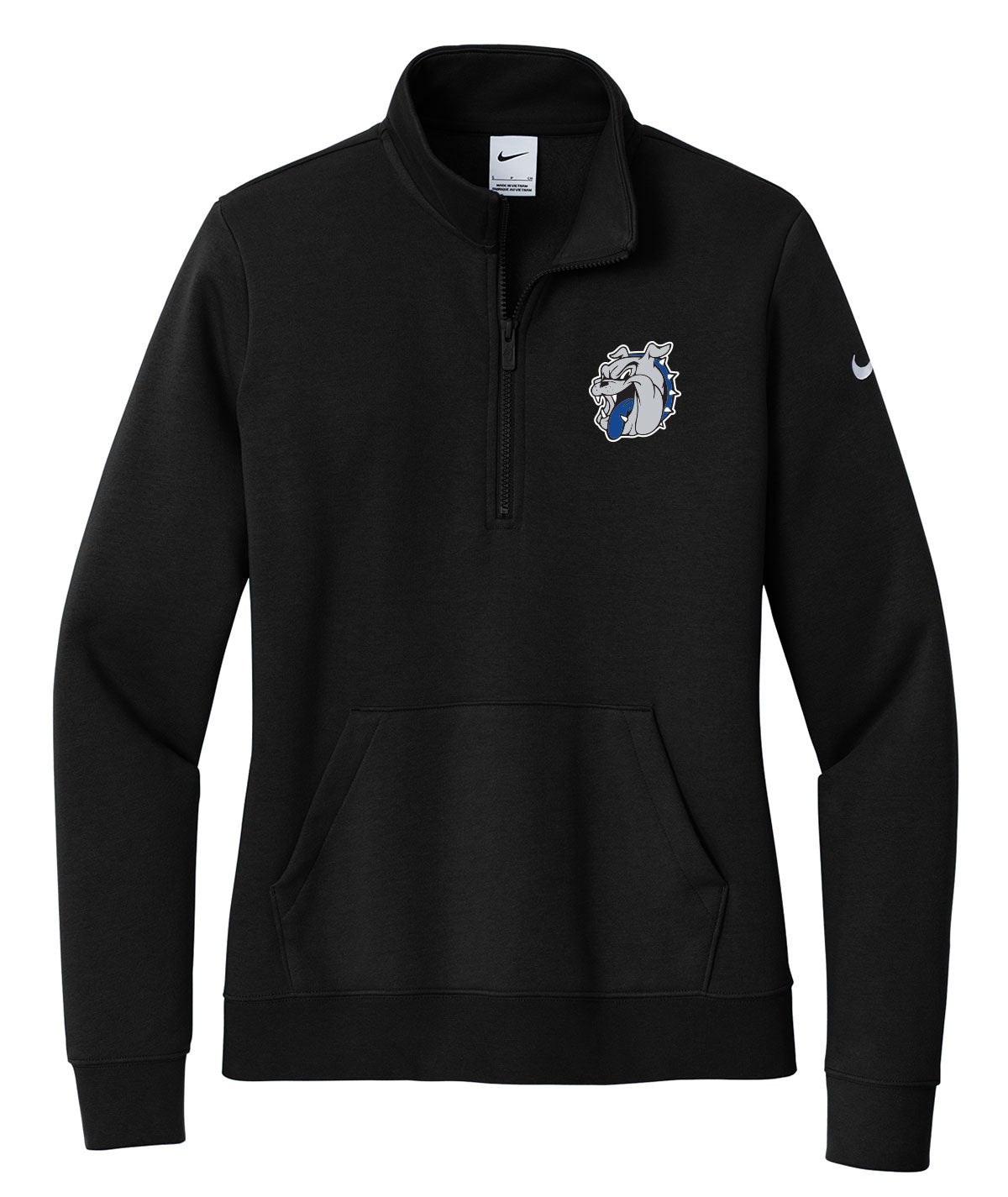 District Womens 1/2 Zip Nike Fleece