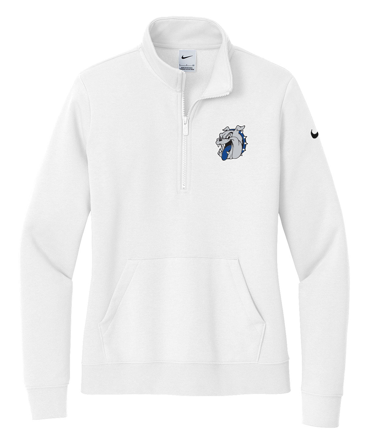 District Womens 1/2 Zip Nike Fleece