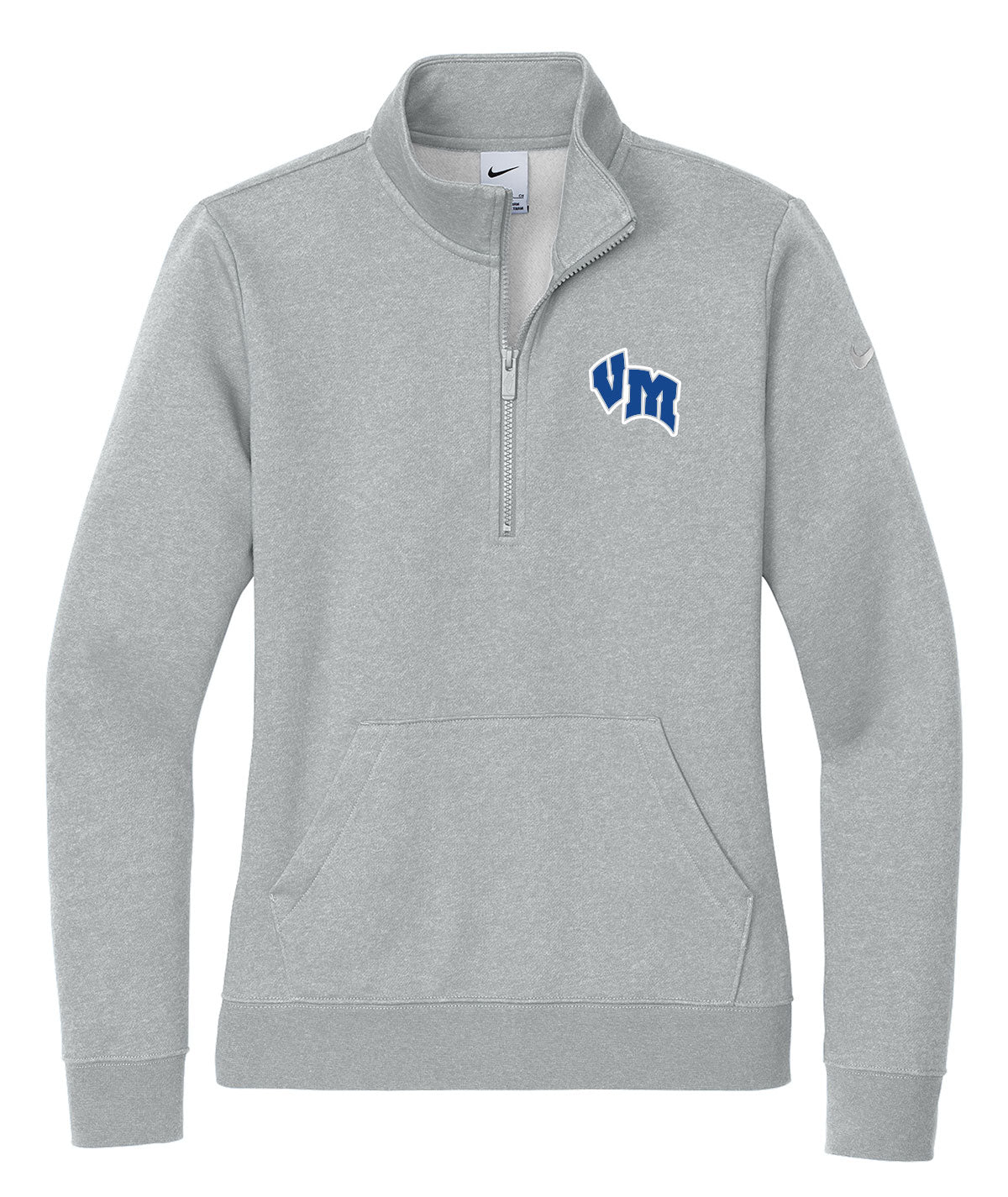 District Womens 1/2 Zip Nike Fleece