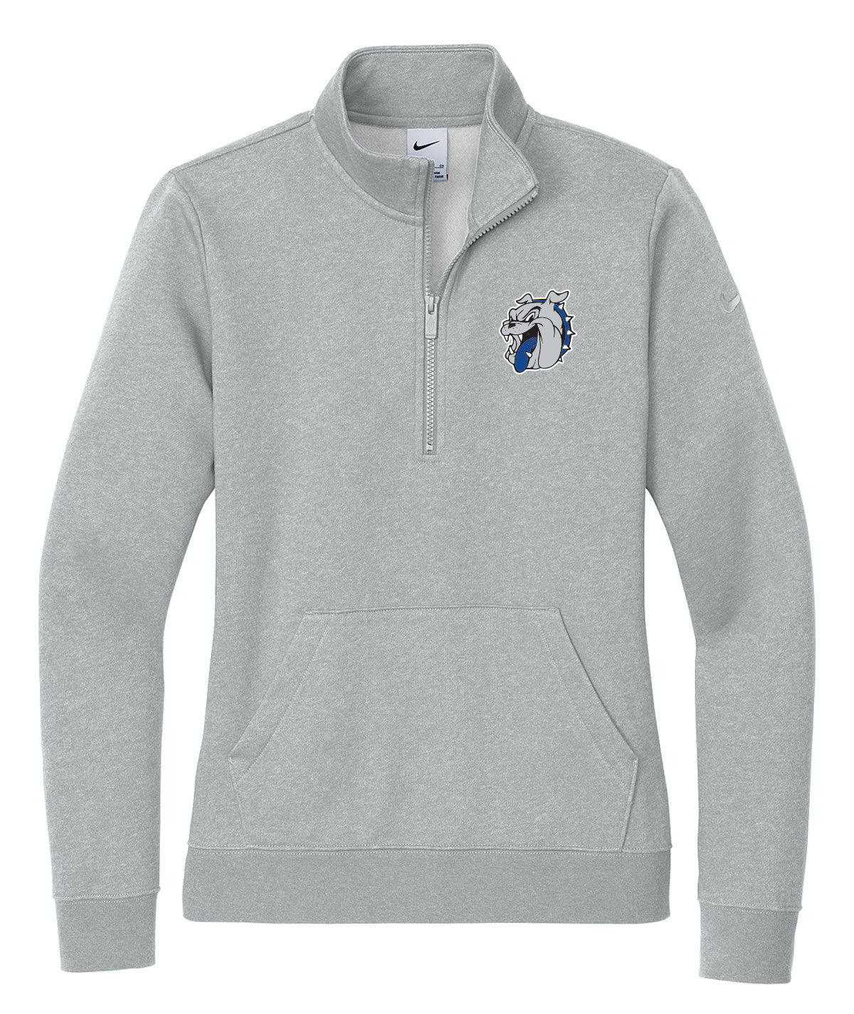 District Womens 1/2 Zip Nike Fleece