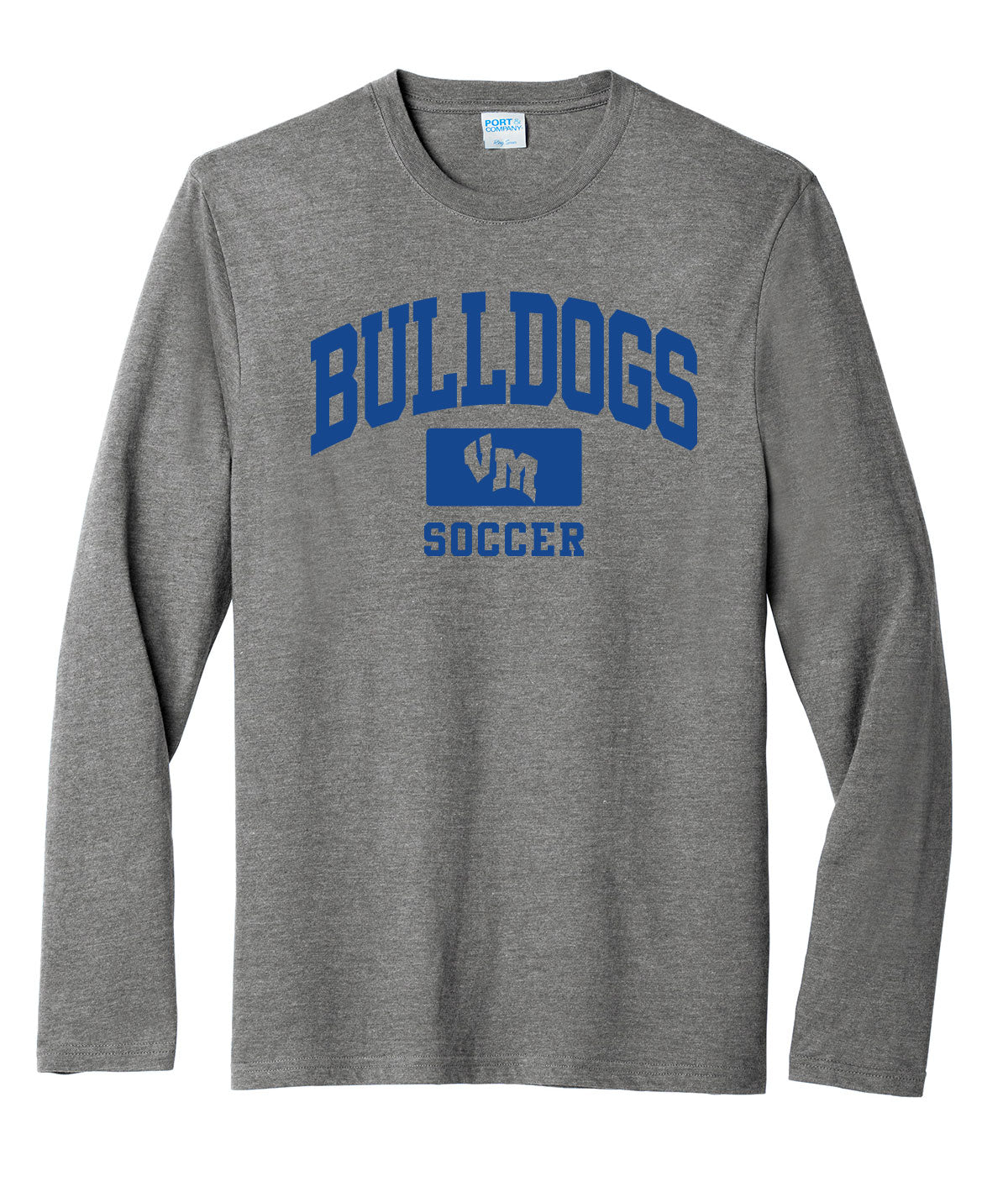 Bulldogs Soccer Long-Sleeve Soft-Style Tee