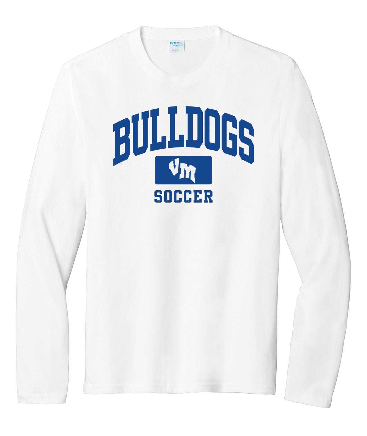 Bulldogs Soccer Long-Sleeve Soft-Style Tee