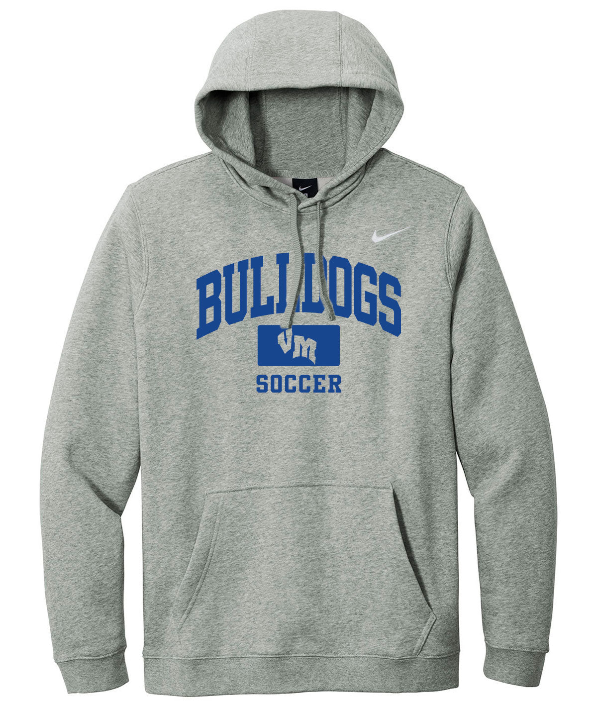 Bulldogs Soccer Nike Fleece Hoodie