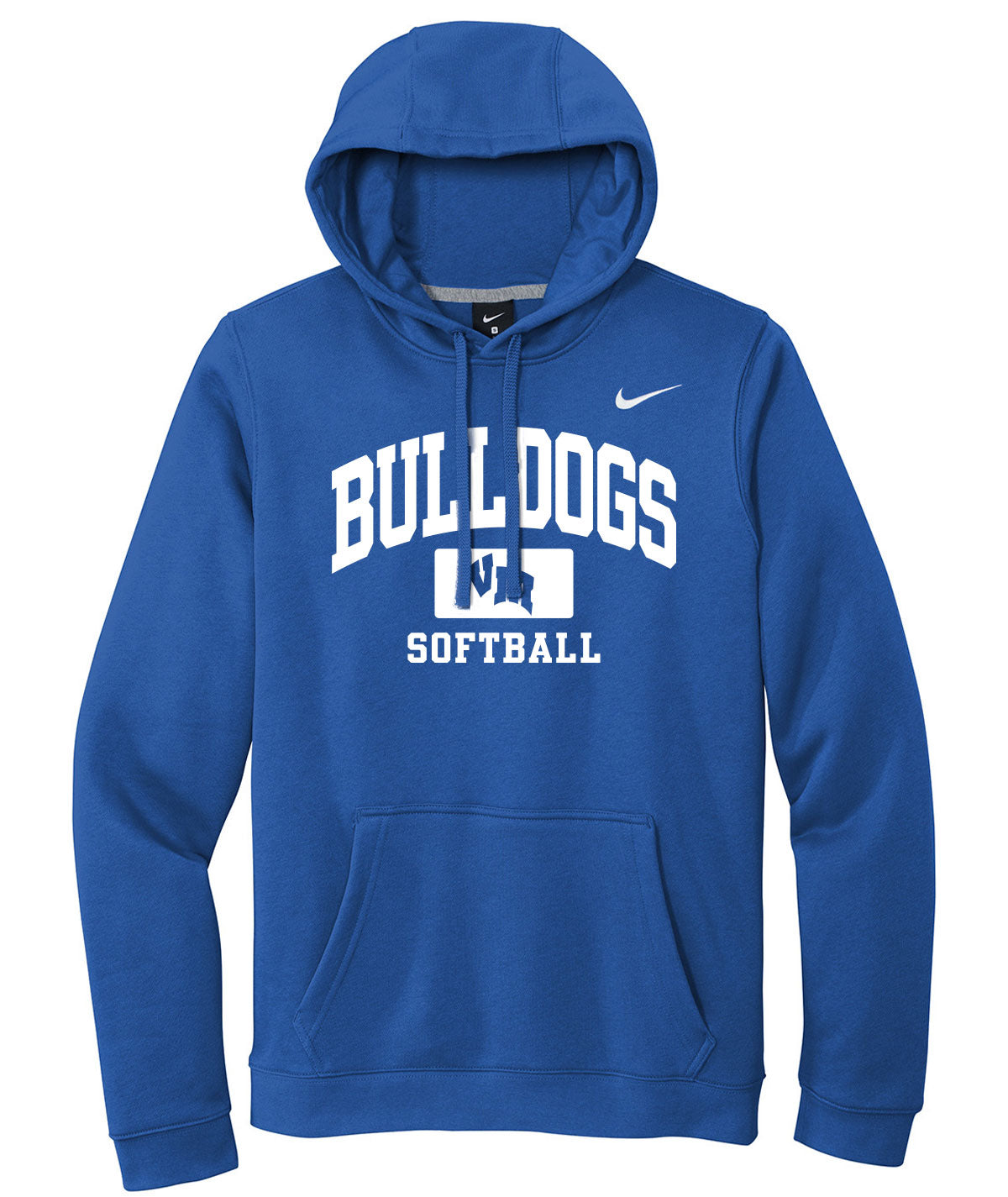 Bulldogs Softball Nike Fleece Hoodie