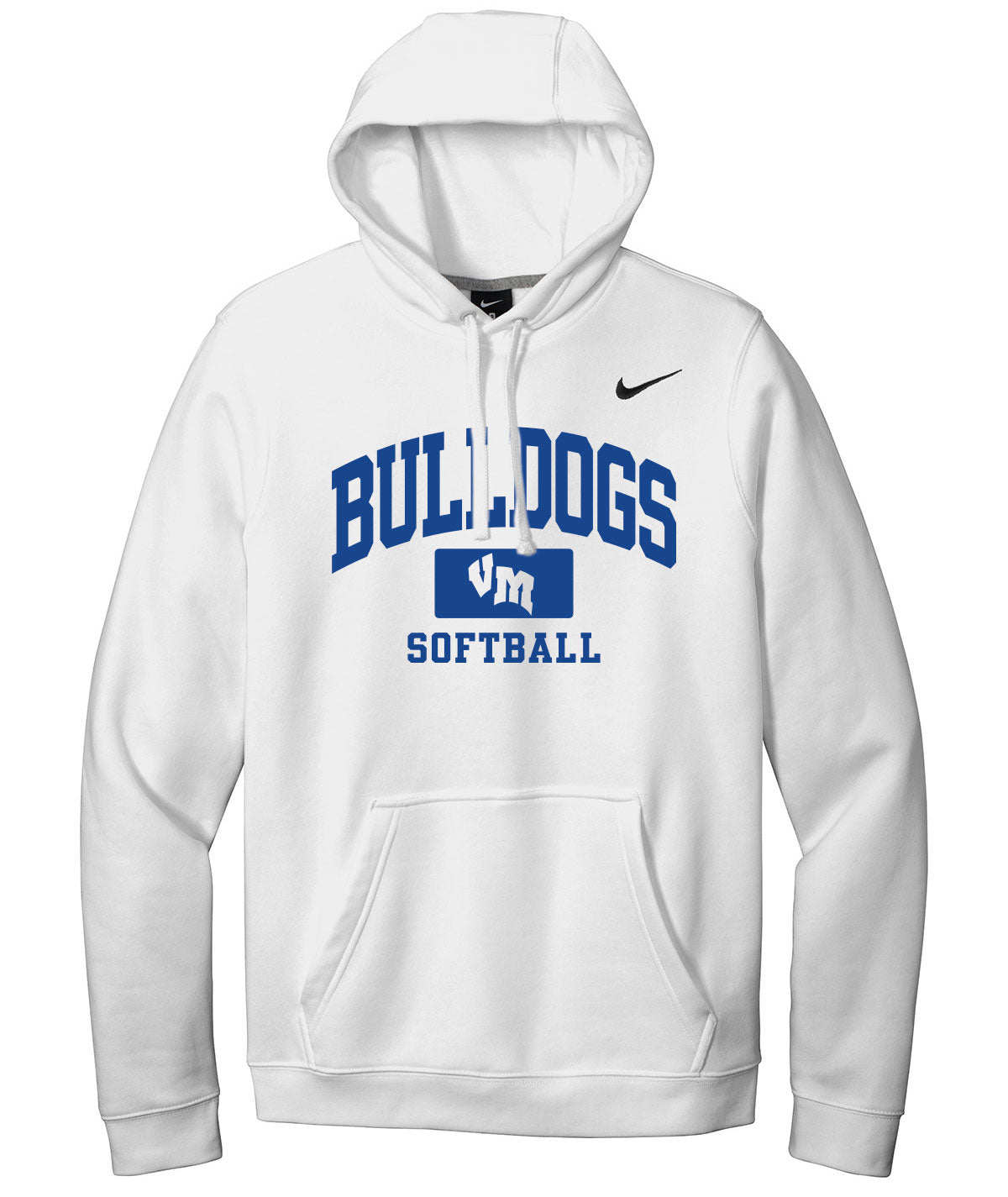 Bulldogs Softball Nike Fleece Hoodie