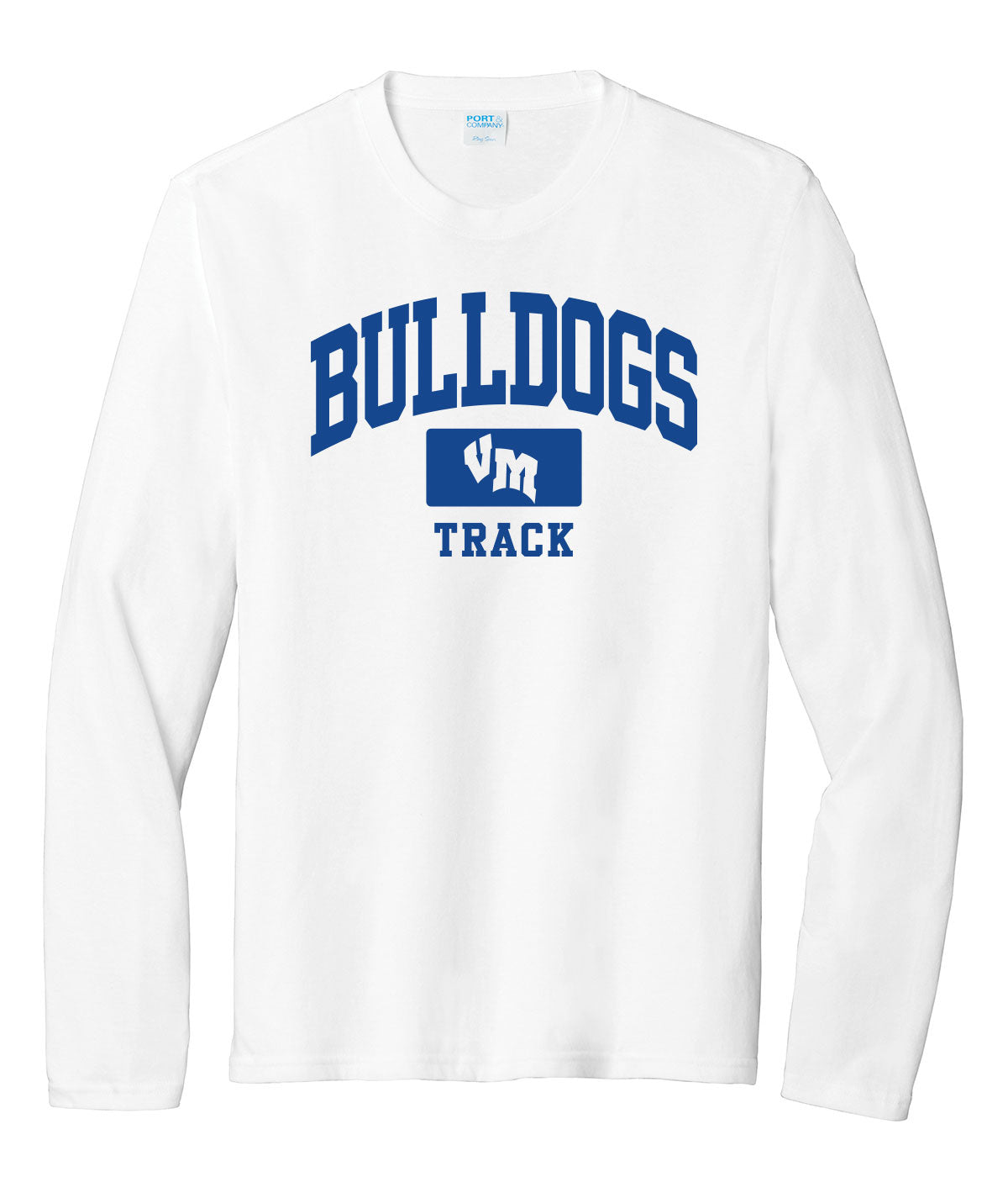 Bulldogs Track Long-Sleeve Soft-Style Tee