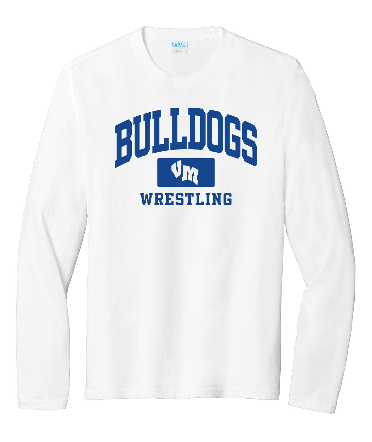 Bulldogs Wrestling Long-Sleeve Soft-Style Tee
