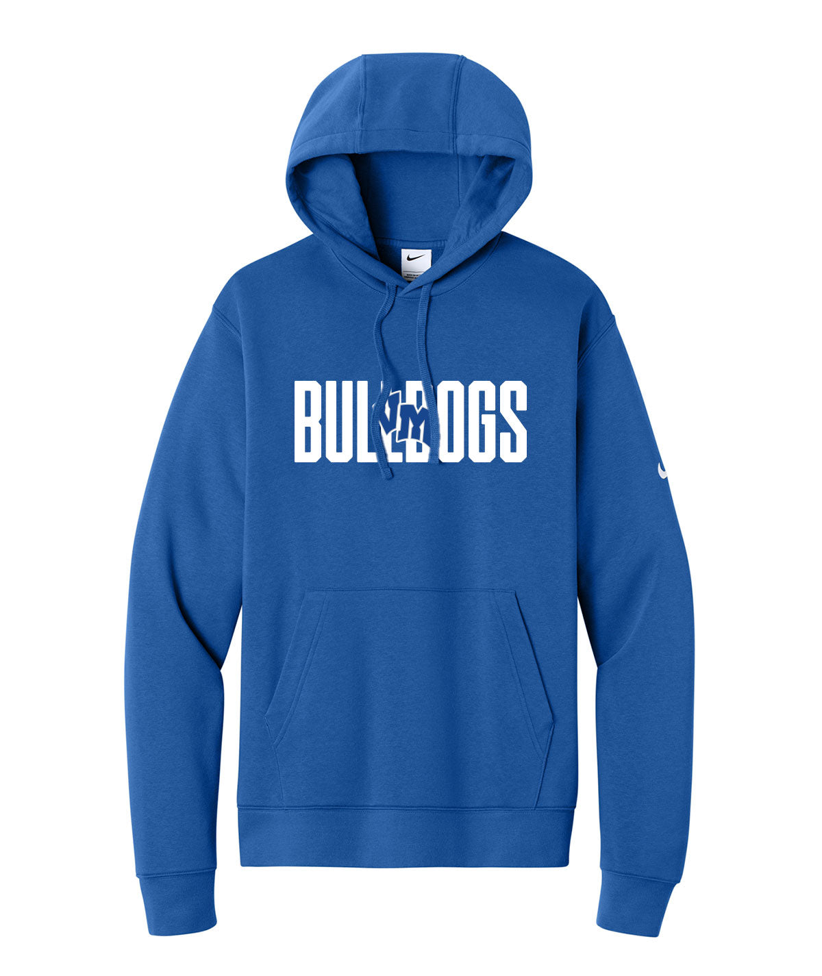 Bulldogs Customizable Nike Fleece Hoodie
