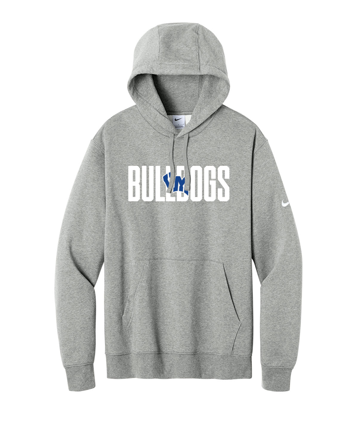 Bulldogs Customizable Nike Fleece Hoodie