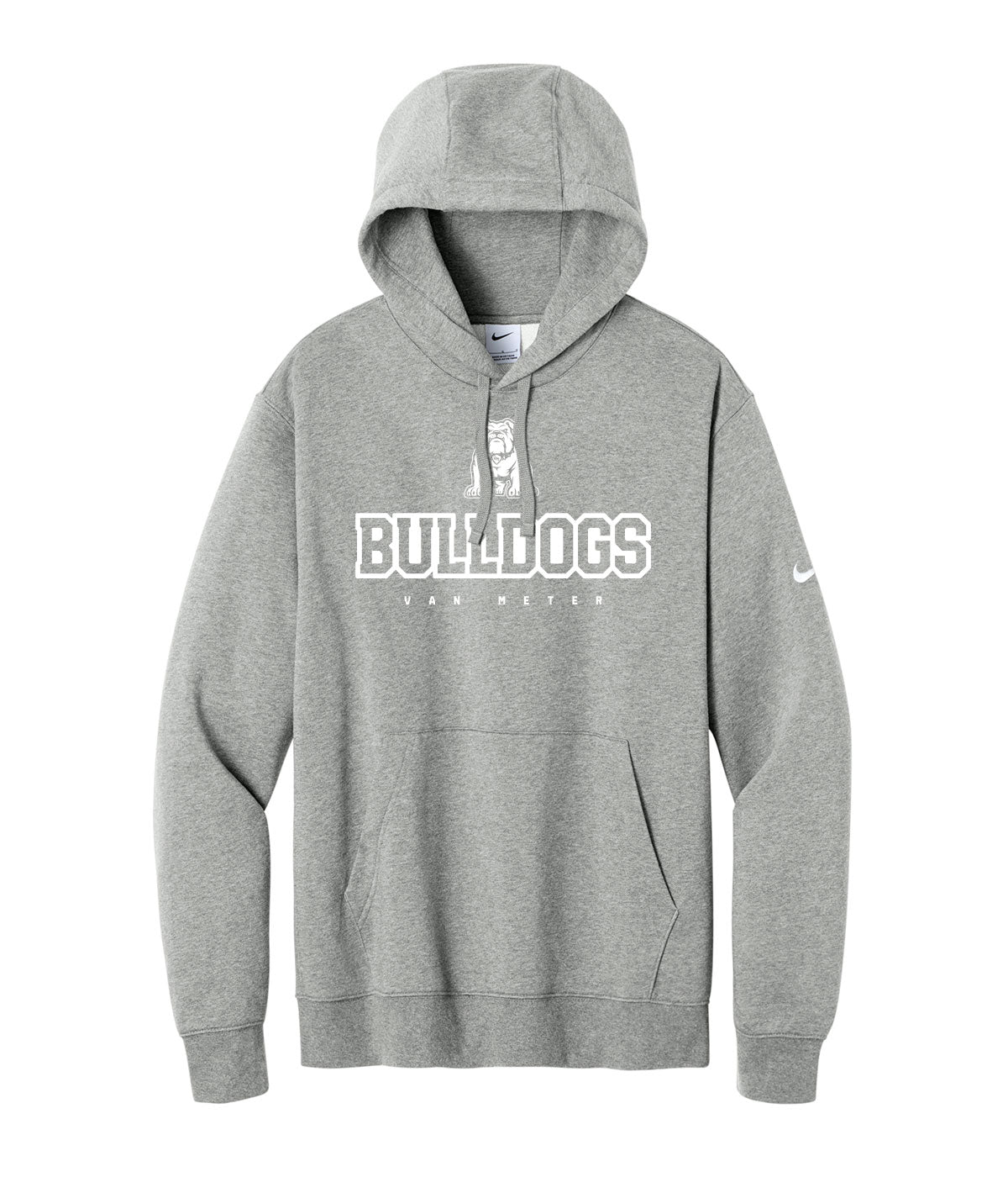 Bulldogs Customizable Nike Fleece Hoodie