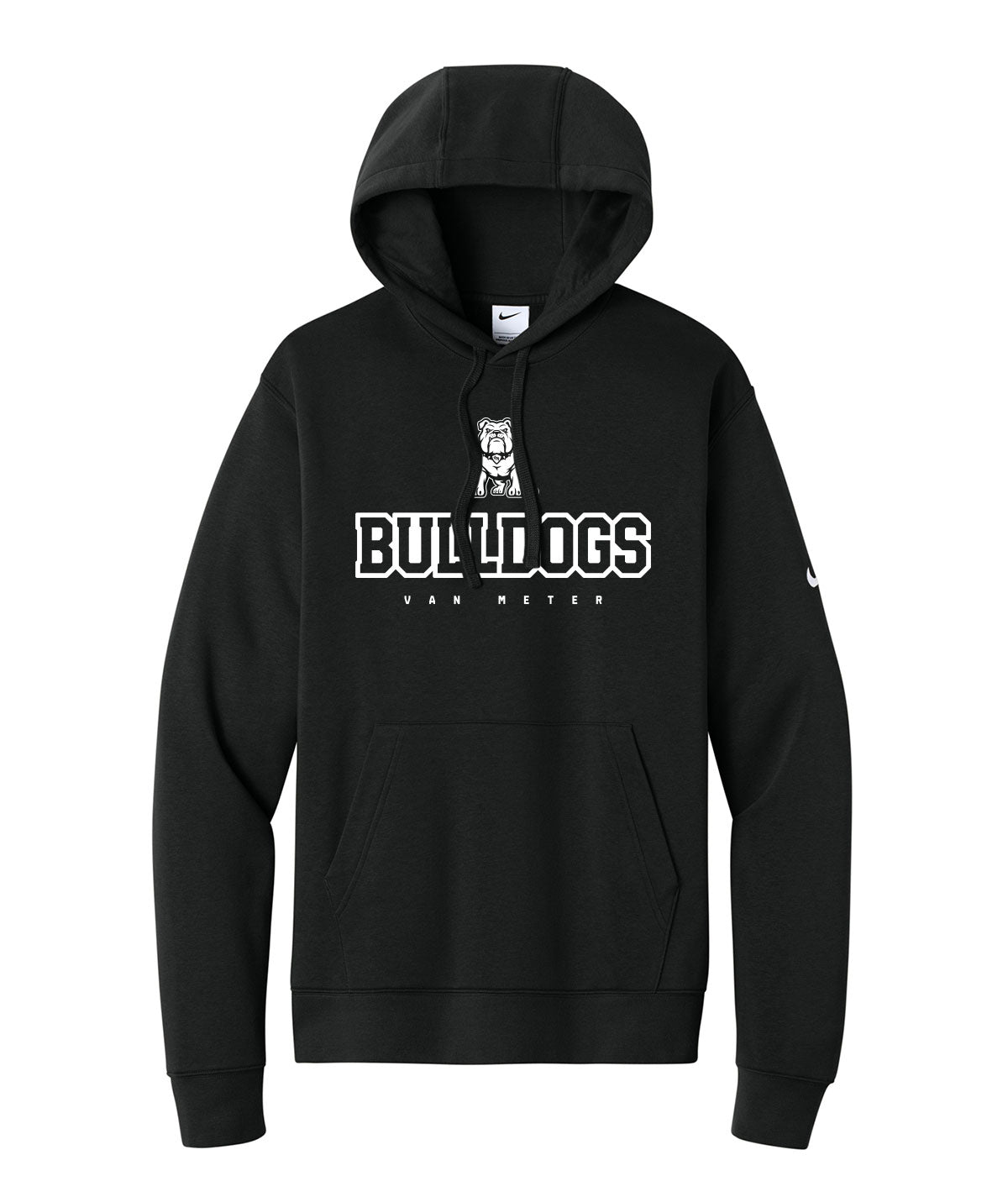 Bulldogs Customizable Nike Fleece Hoodie