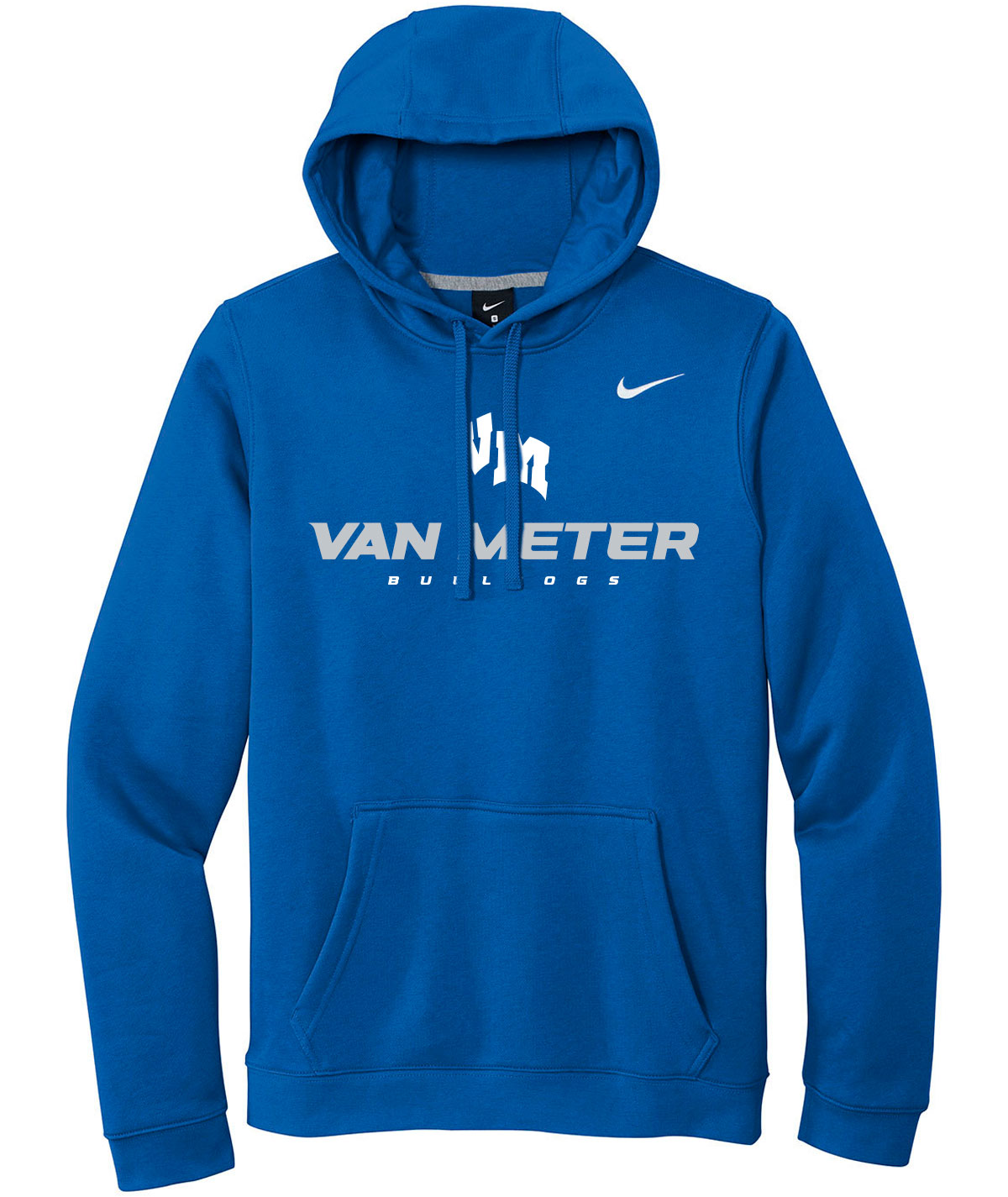 Bulldogs Customizable Nike Fleece Hoodie