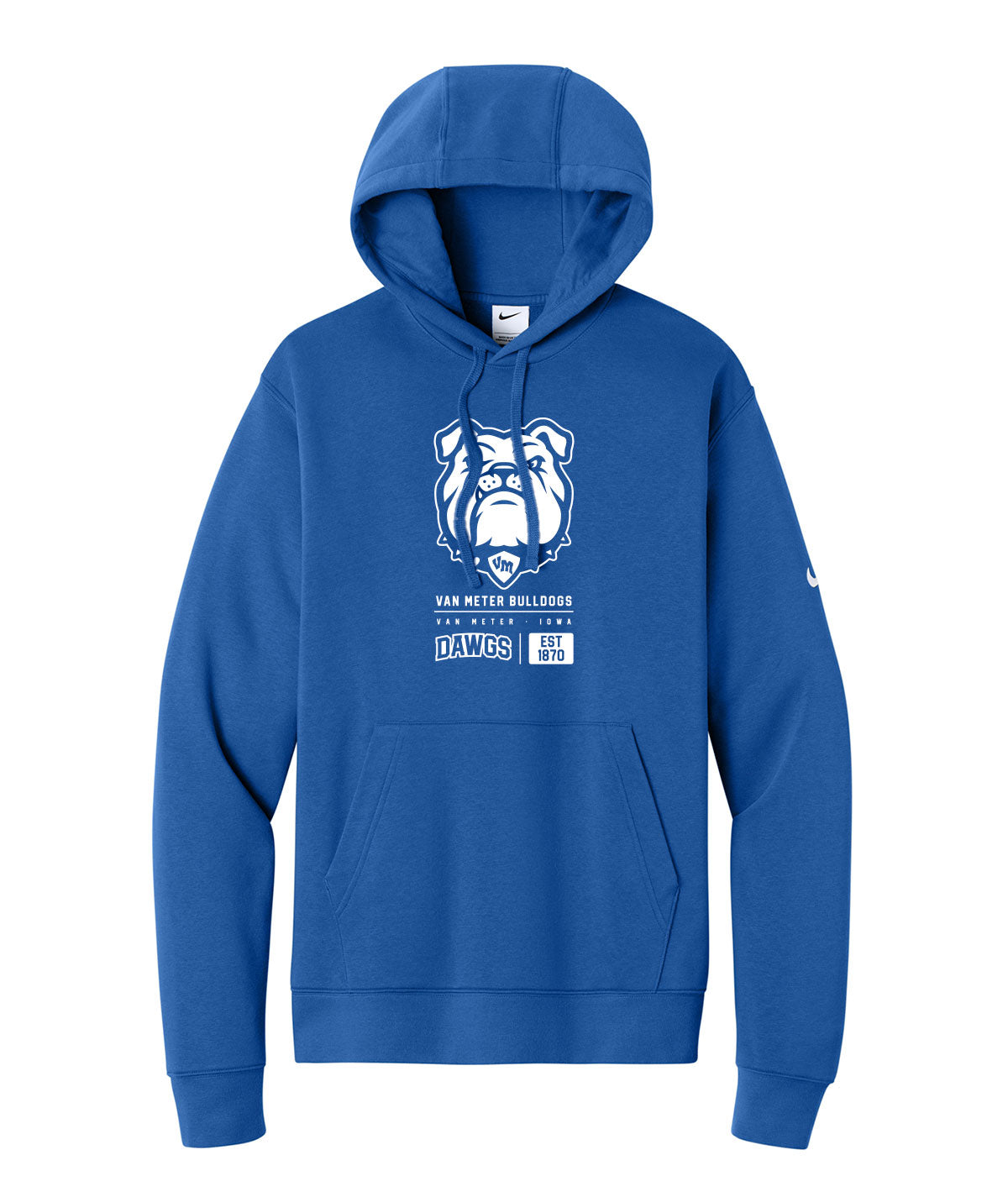 Bulldogs Customizable Nike Fleece Hoodie