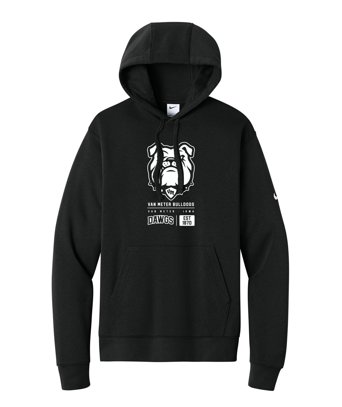 Bulldogs Customizable Nike Fleece Hoodie
