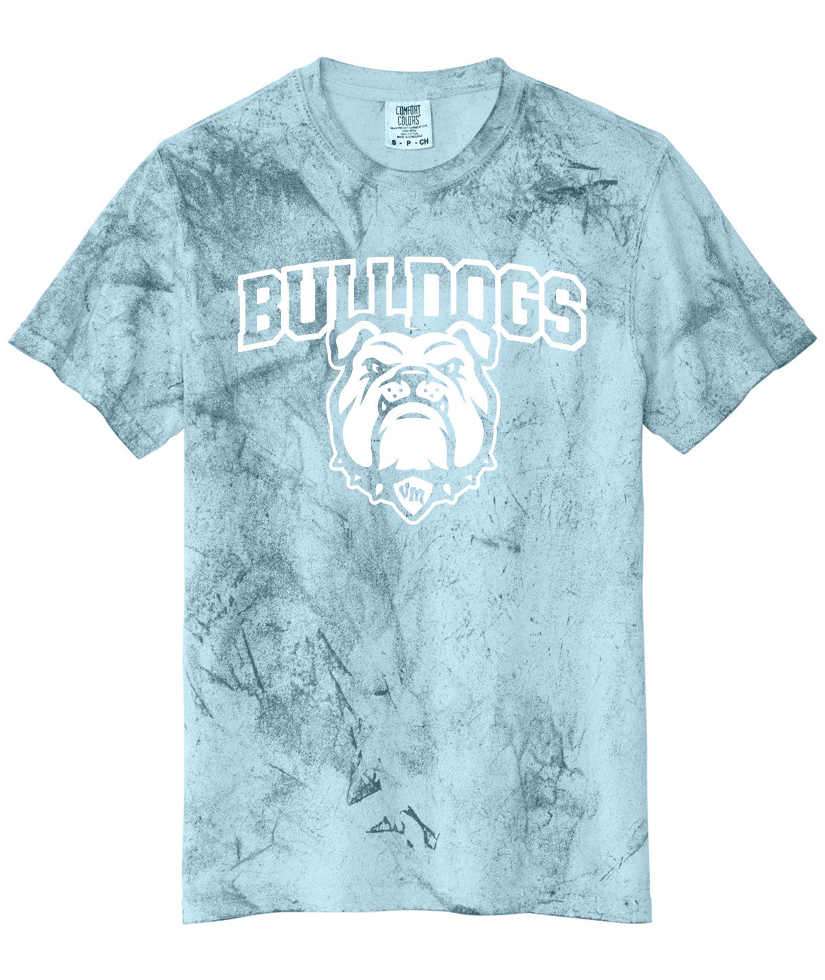 Bulldogs Customizable Comfort Colors Colorblast Tee