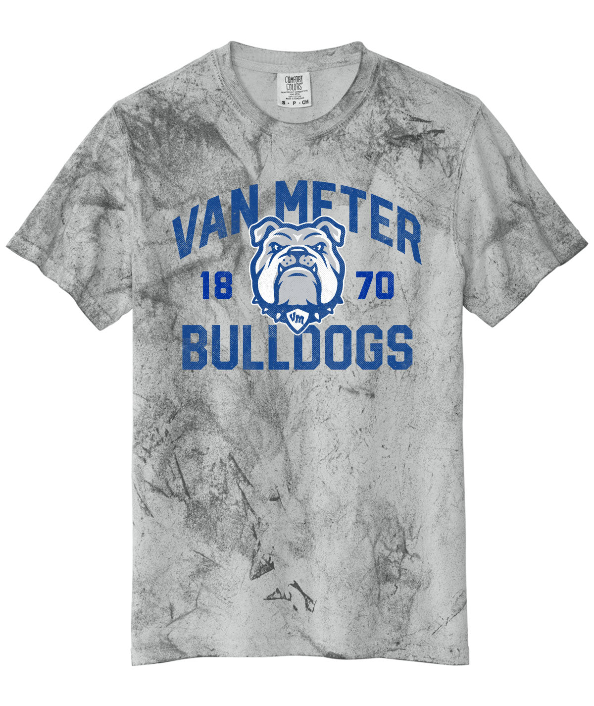 Bulldogs Customizable Comfort Colors Colorblast Tee
