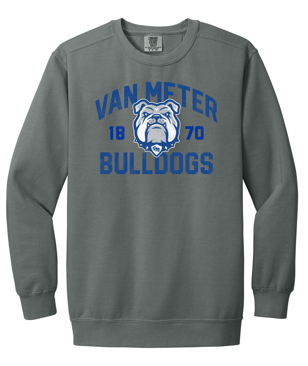 Bulldogs Customizable Comfort Colors Crewneck Sweatshirt
