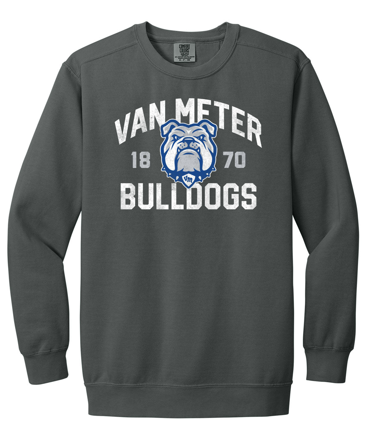 Bulldogs Customizable Comfort Colors Crewneck Sweatshirt