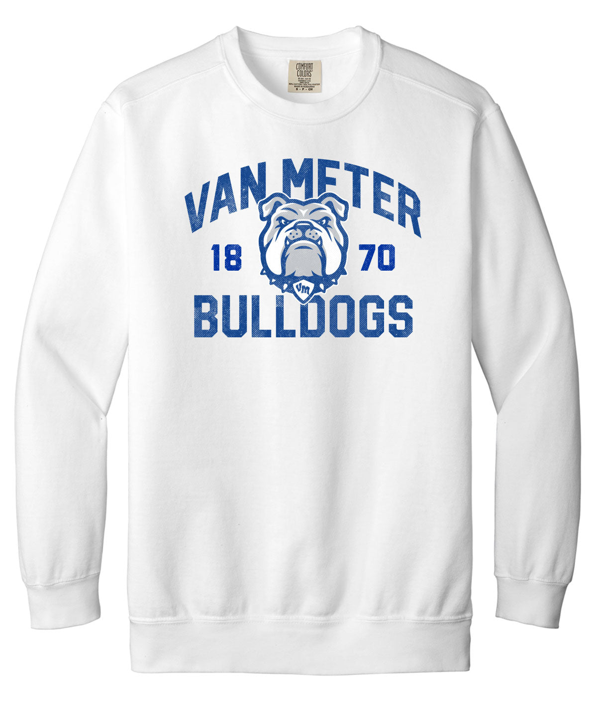 Bulldogs Customizable Comfort Colors Crewneck Sweatshirt