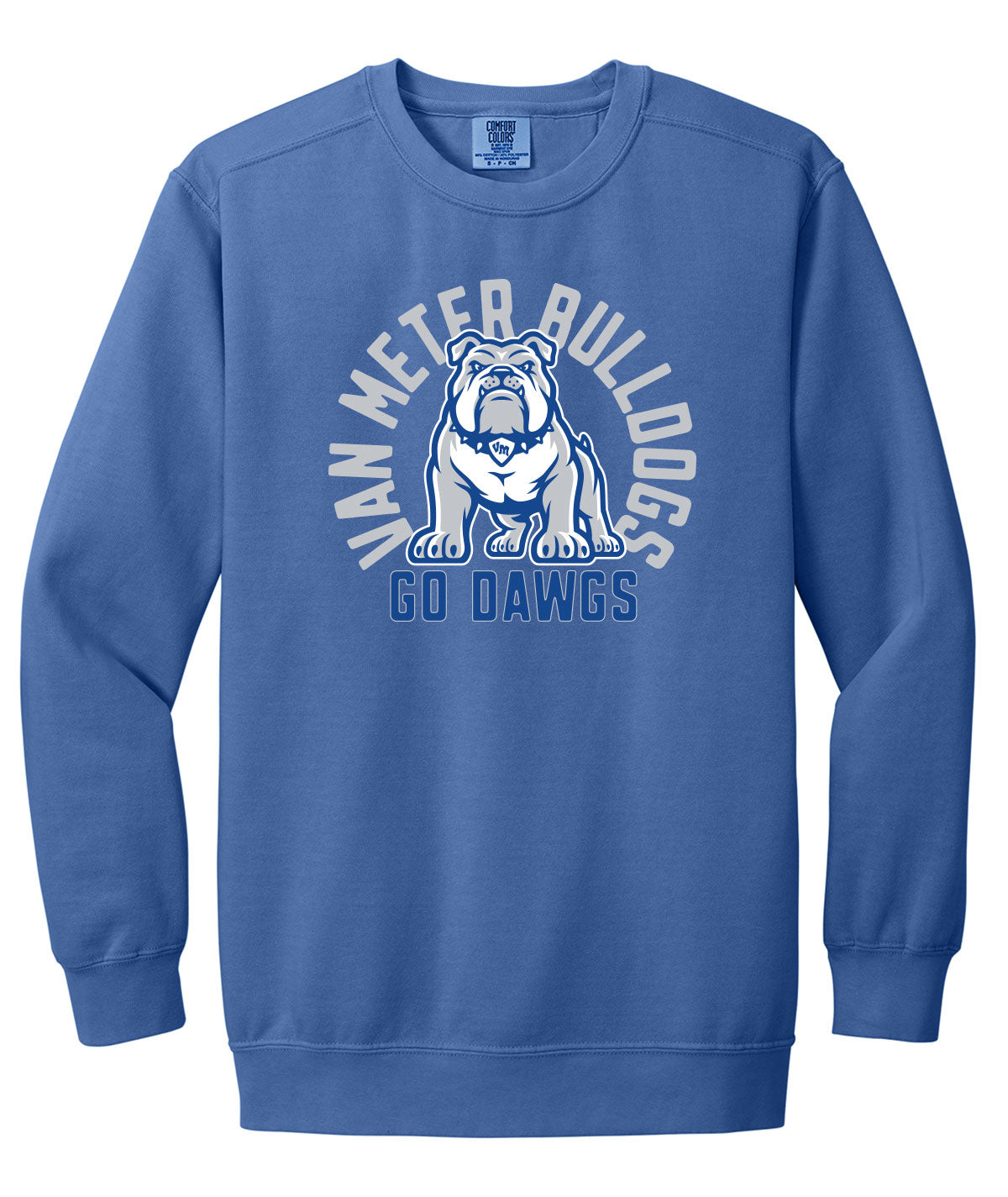 Bulldogs Customizable Comfort Colors Crewneck Sweatshirt