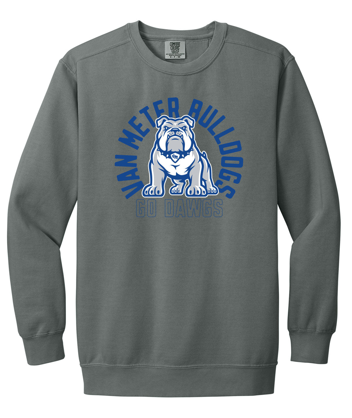 Bulldogs Customizable Comfort Colors Crewneck Sweatshirt